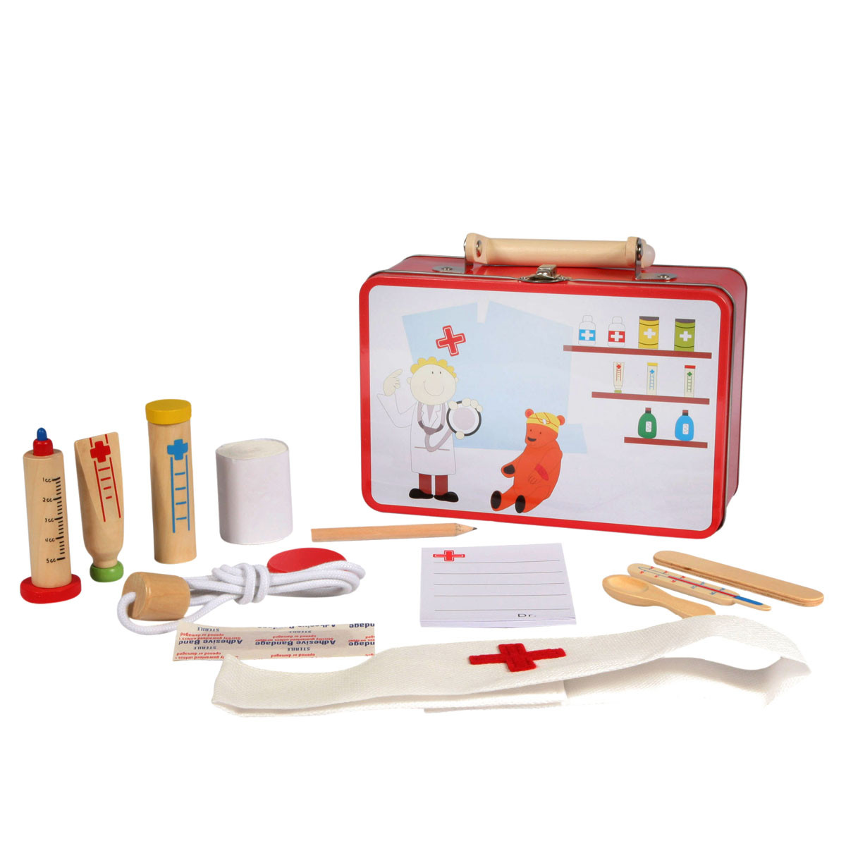 Pino drveni -Doktorski set