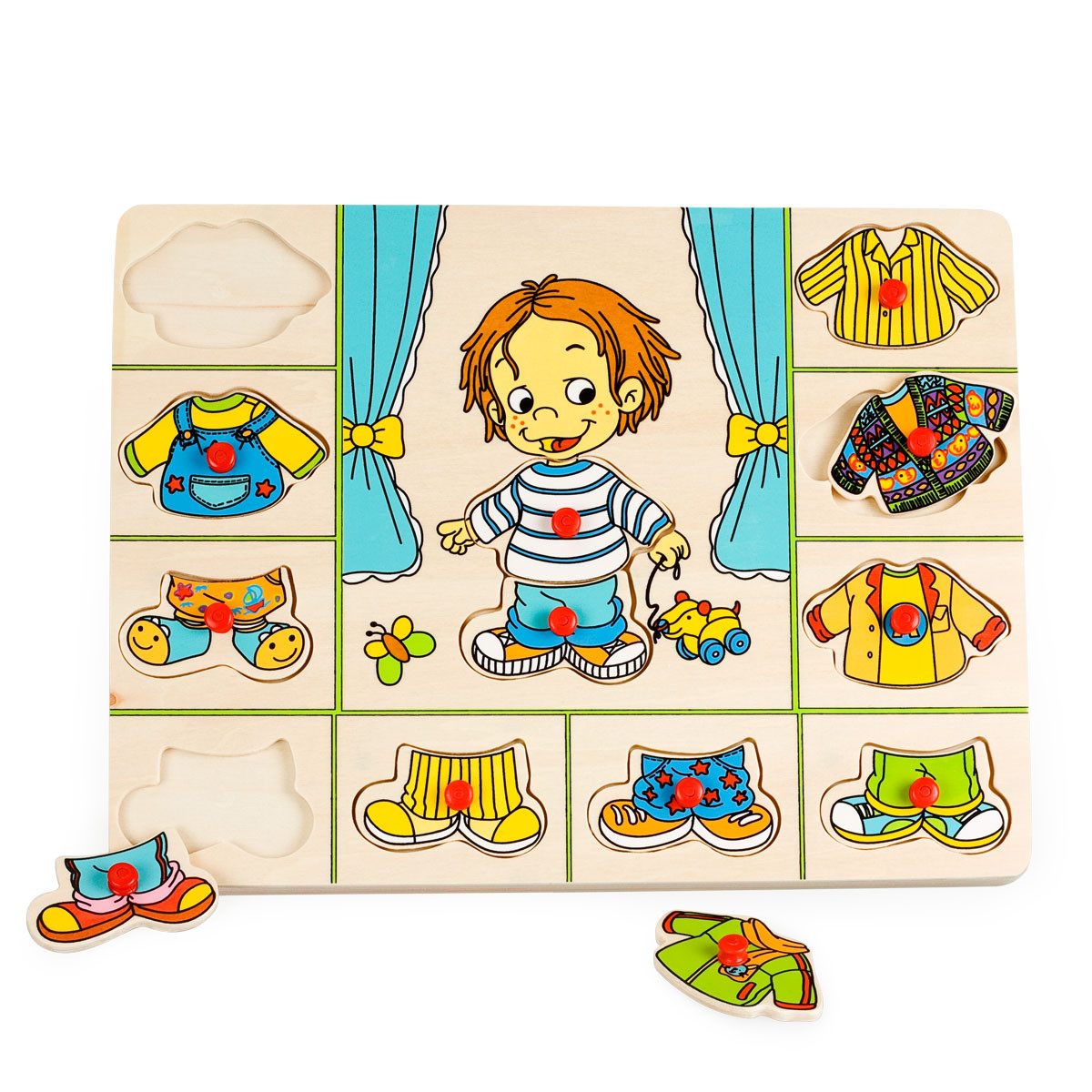 Pino drvena slagalica -Obuci me