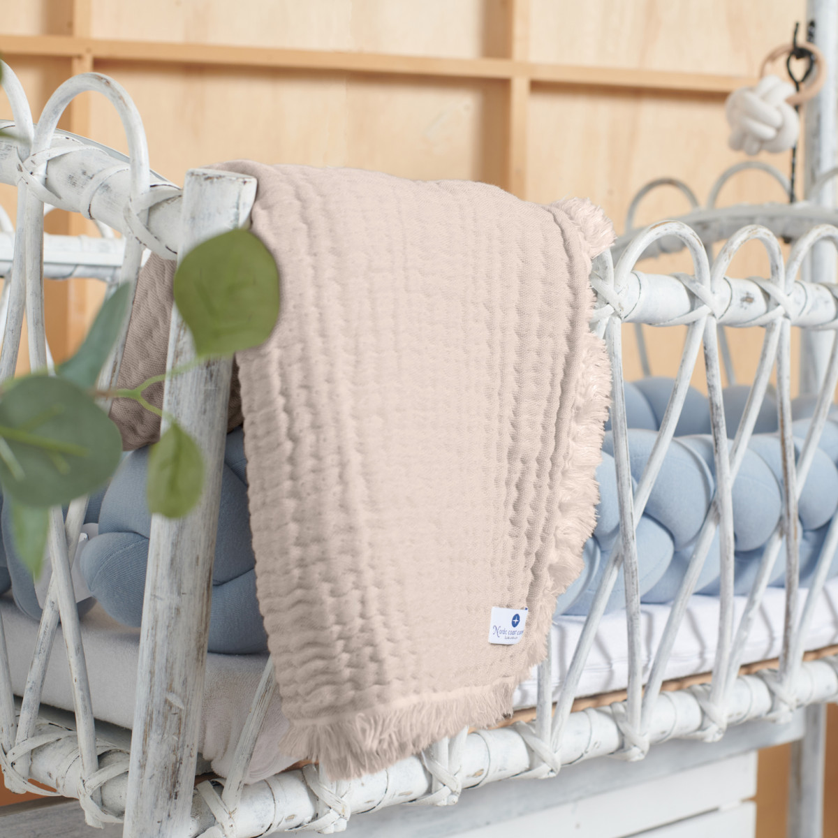 Nordic Coast muslin prekrivač4/1, 80x80cm