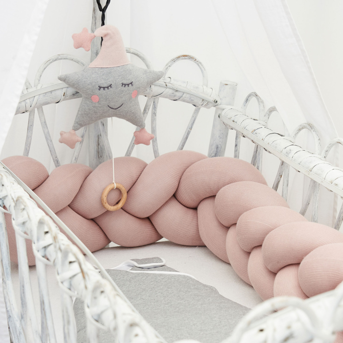 Nordic Coast pletenica za krevetac, 200cm