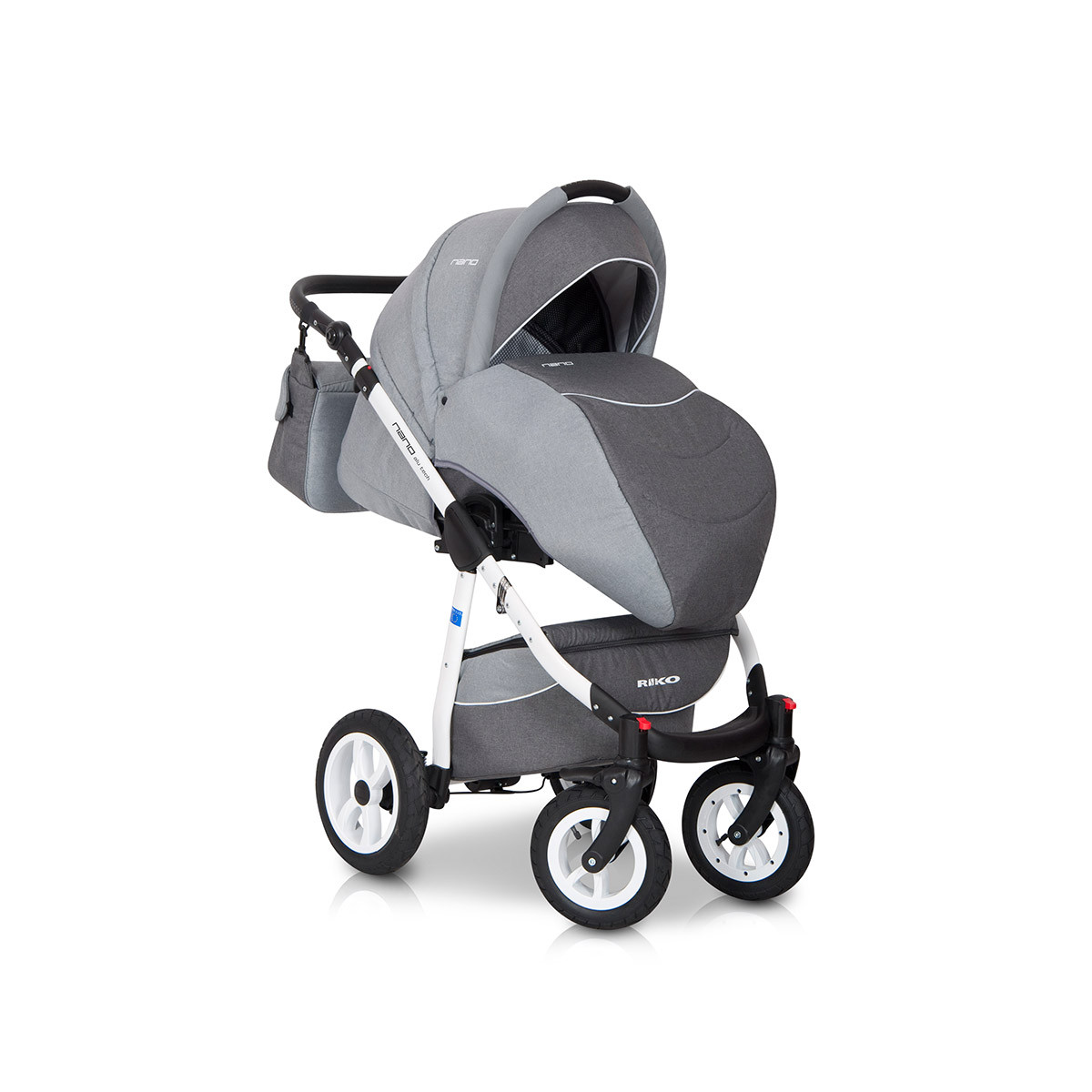 Riko NANO kolica 3u1 Grey, 0m+