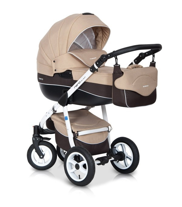 Riko NANO kolica 3u1 Cafe, 0m+