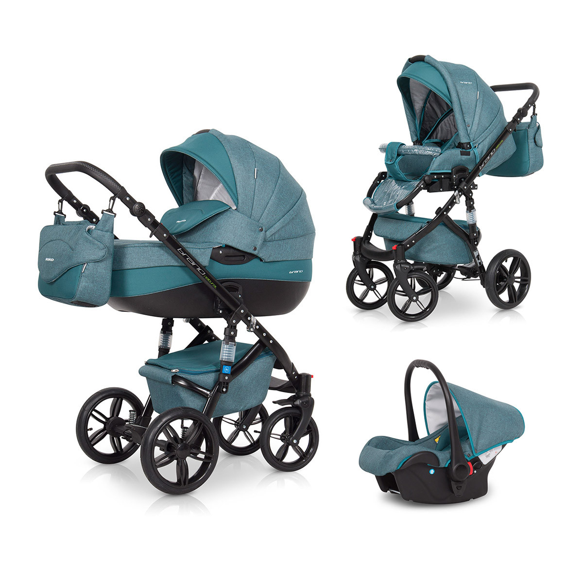 Riko BRANO kolica 3u1 Adriatic, 0m+