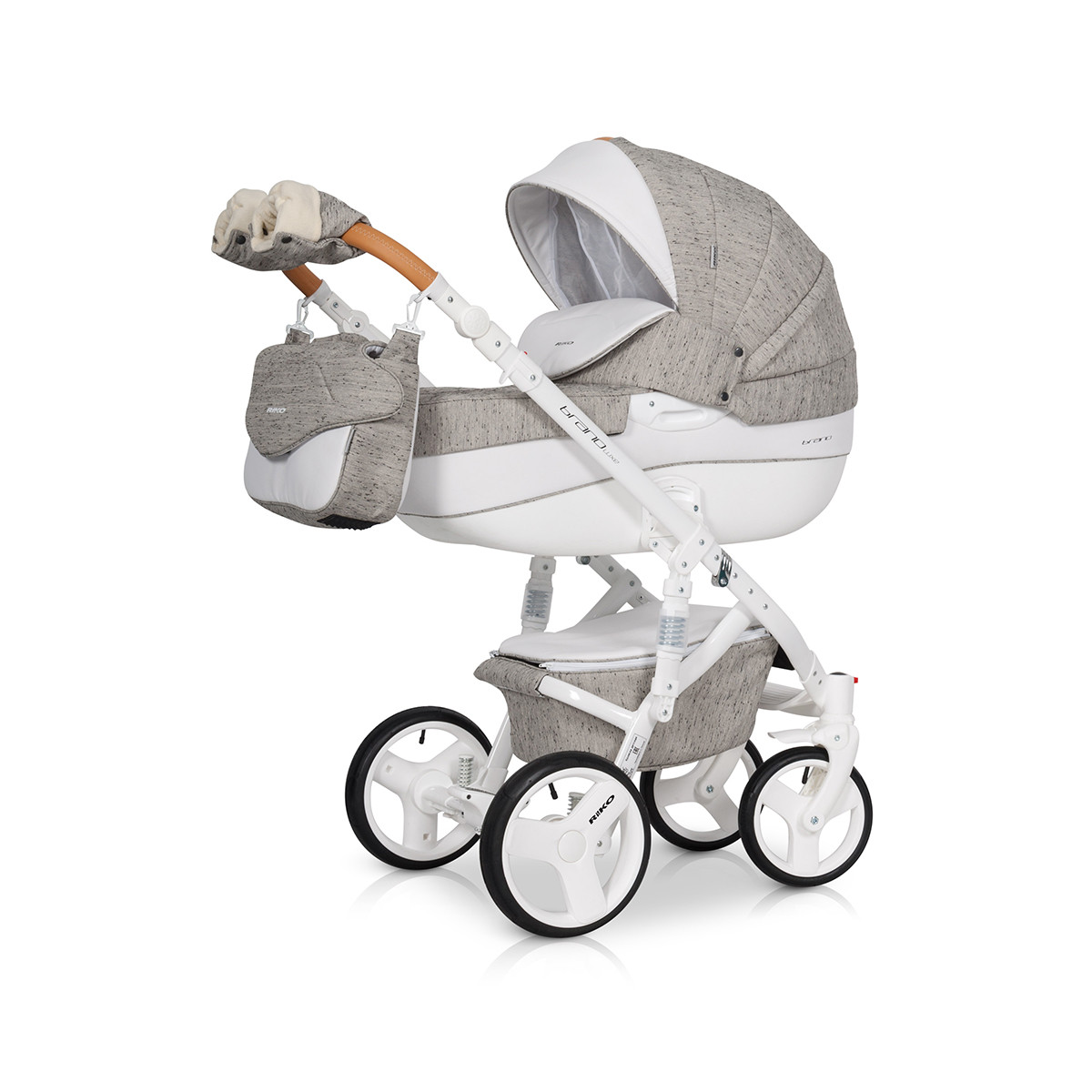 Riko BRANO LUX kolica 3u1 Latte, 0m+