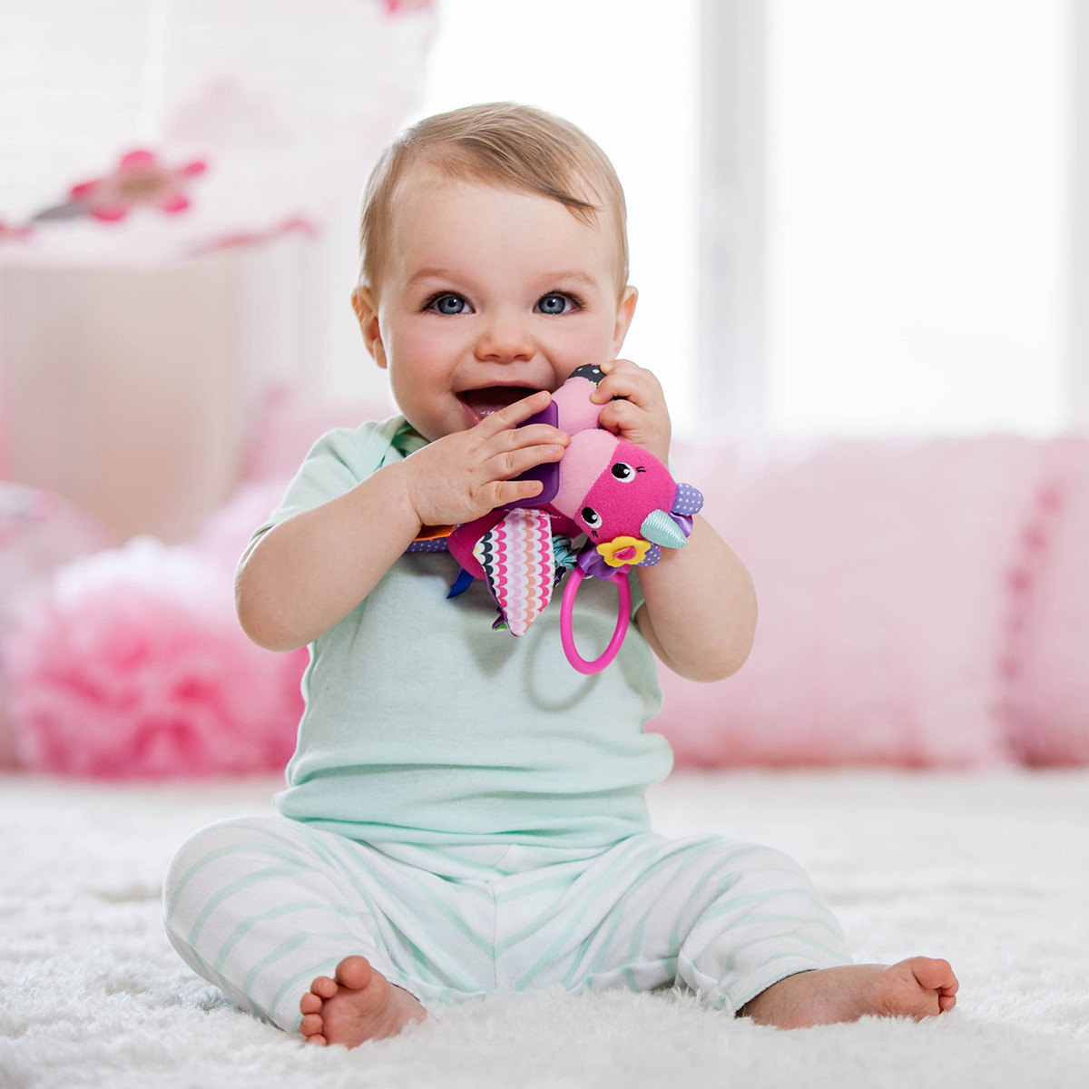 Infantino plišana zvečka Poni