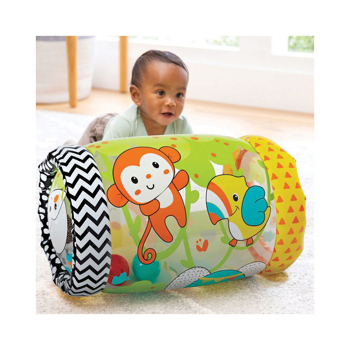 Infantino edukativna igračka mirror me activity roller