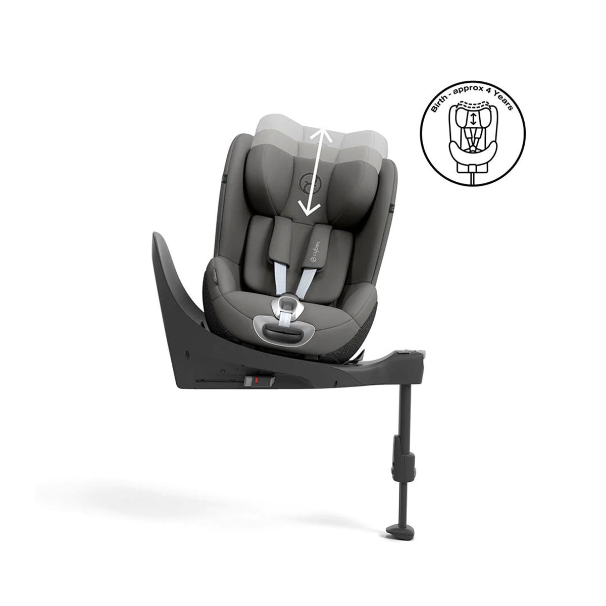 Cybex autosedište Sirona T i-Size Mirage Grey, 45-105cm