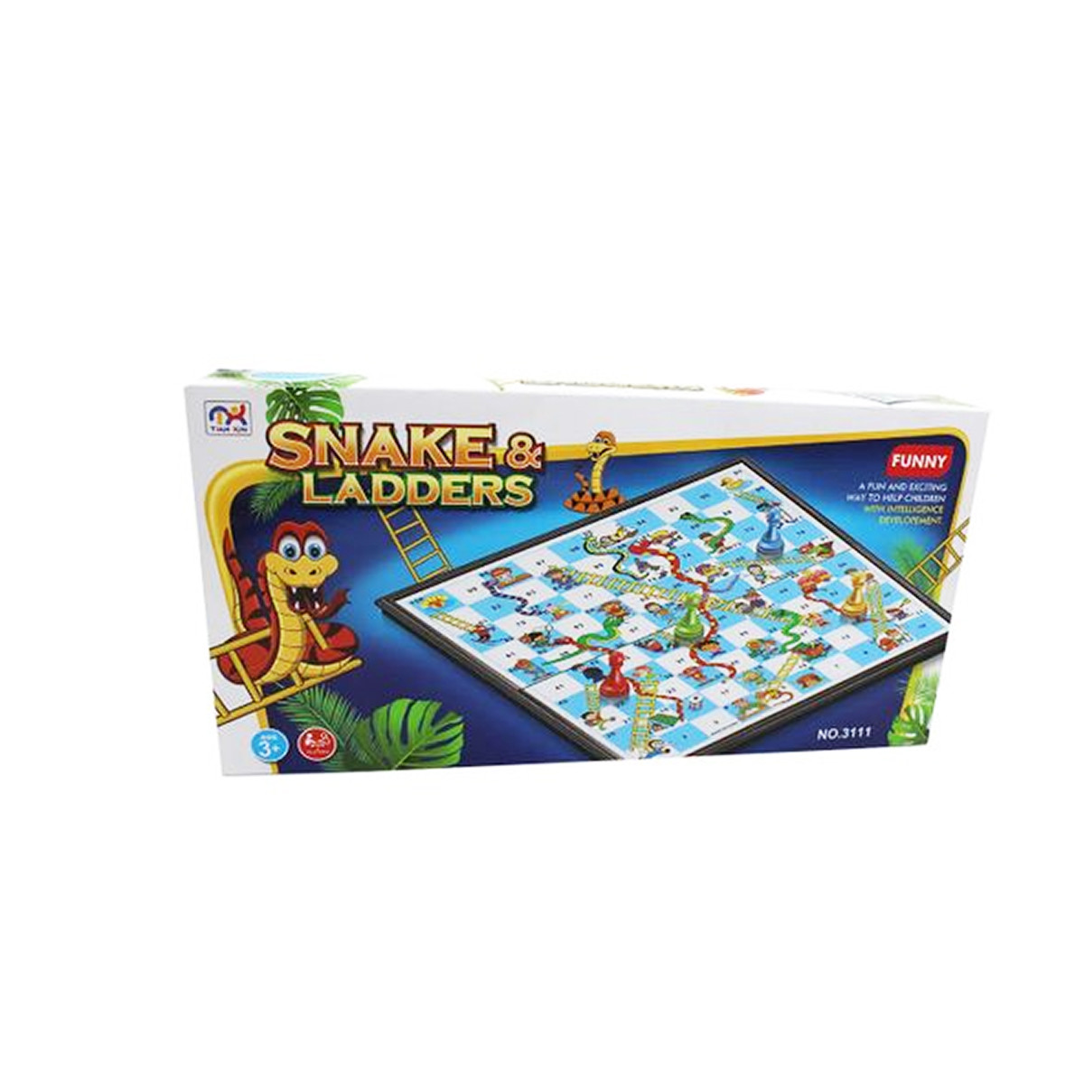 Jungle društvena igra zmija i merdevine magnet