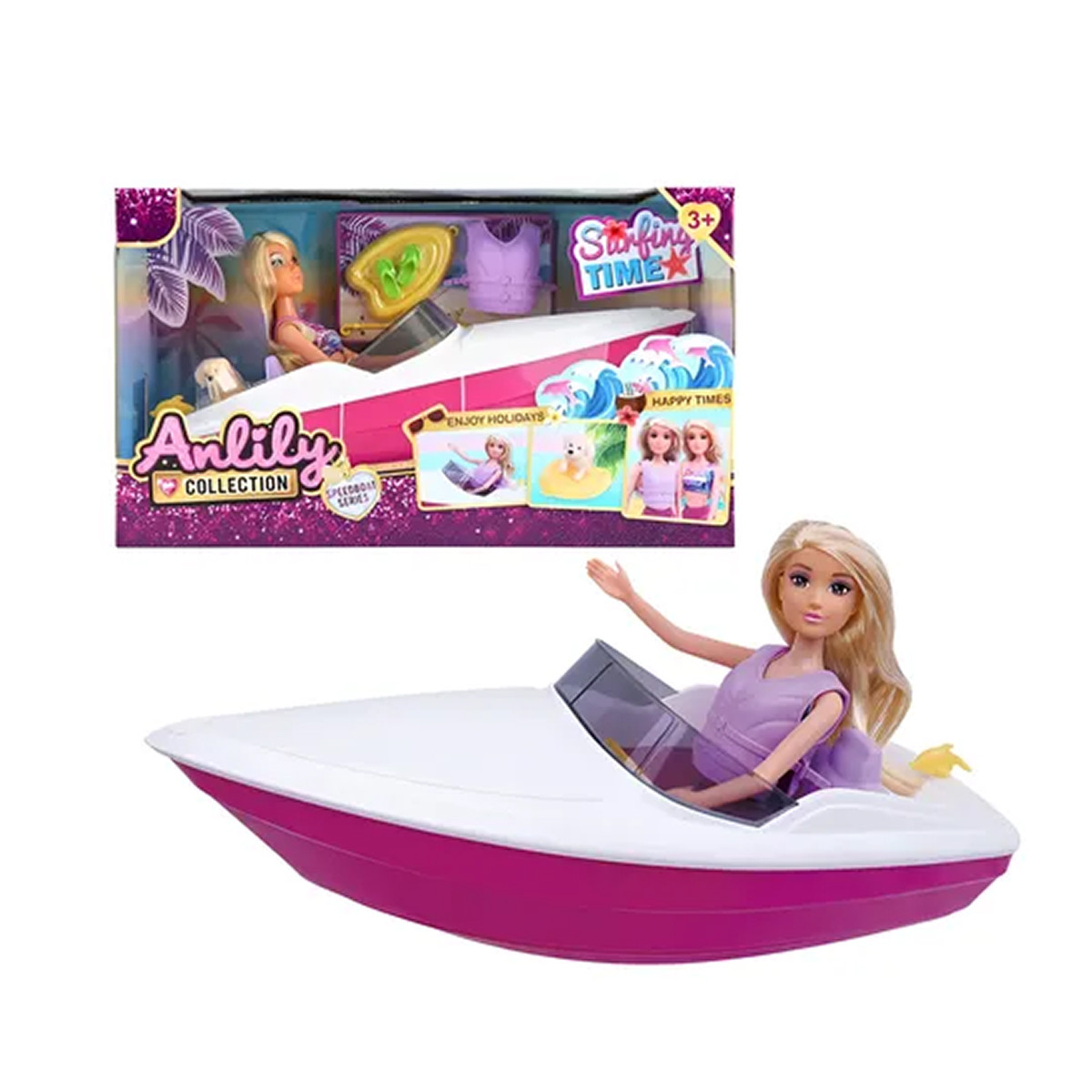 Jungle lutka u čamcu