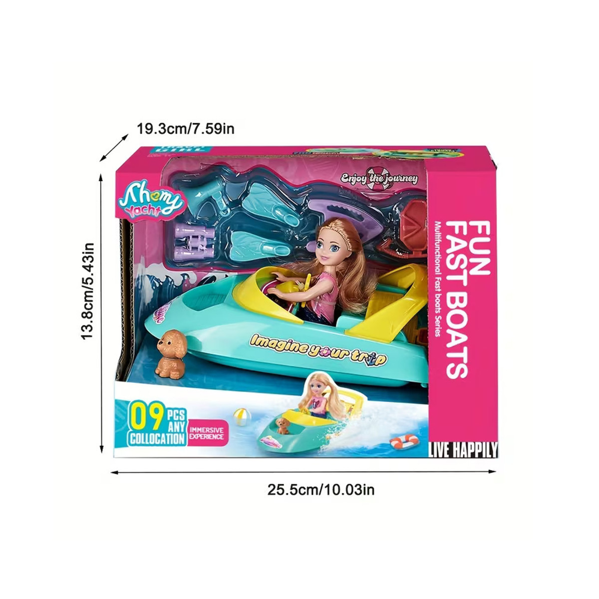 Jungle lutka sa čamcem