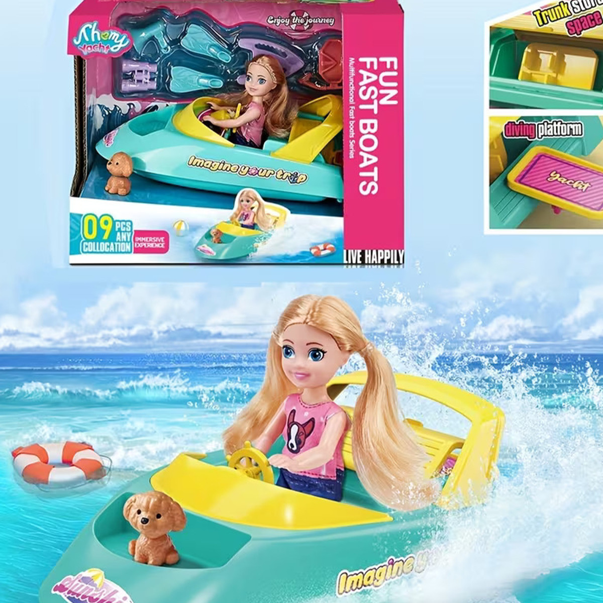 Jungle lutka sa čamcem