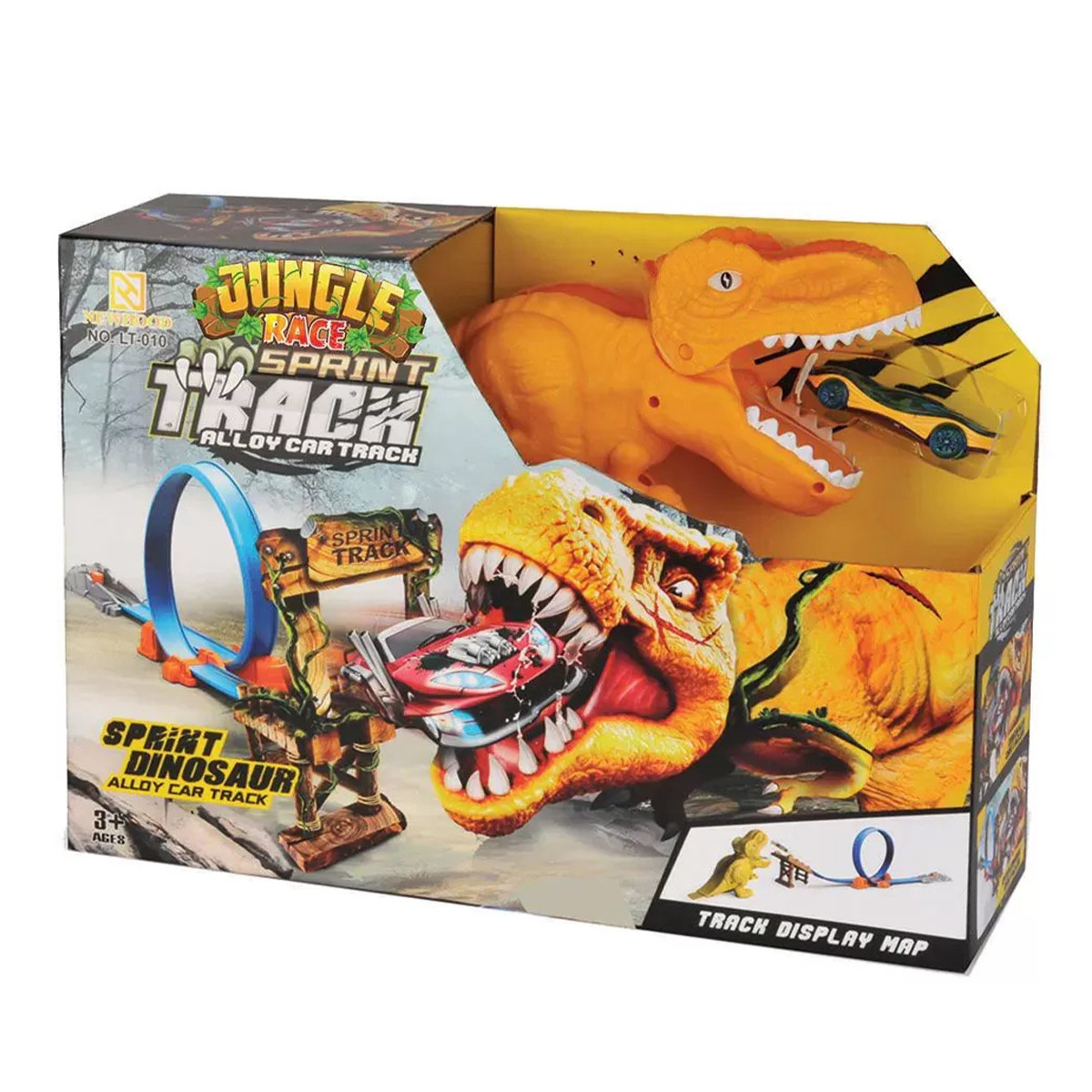 Jungle staza za automobile dinosaurus