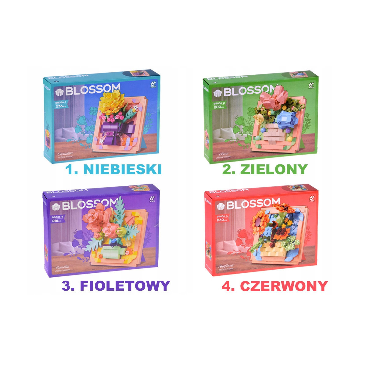 Jungle kocke ram sa cvećem