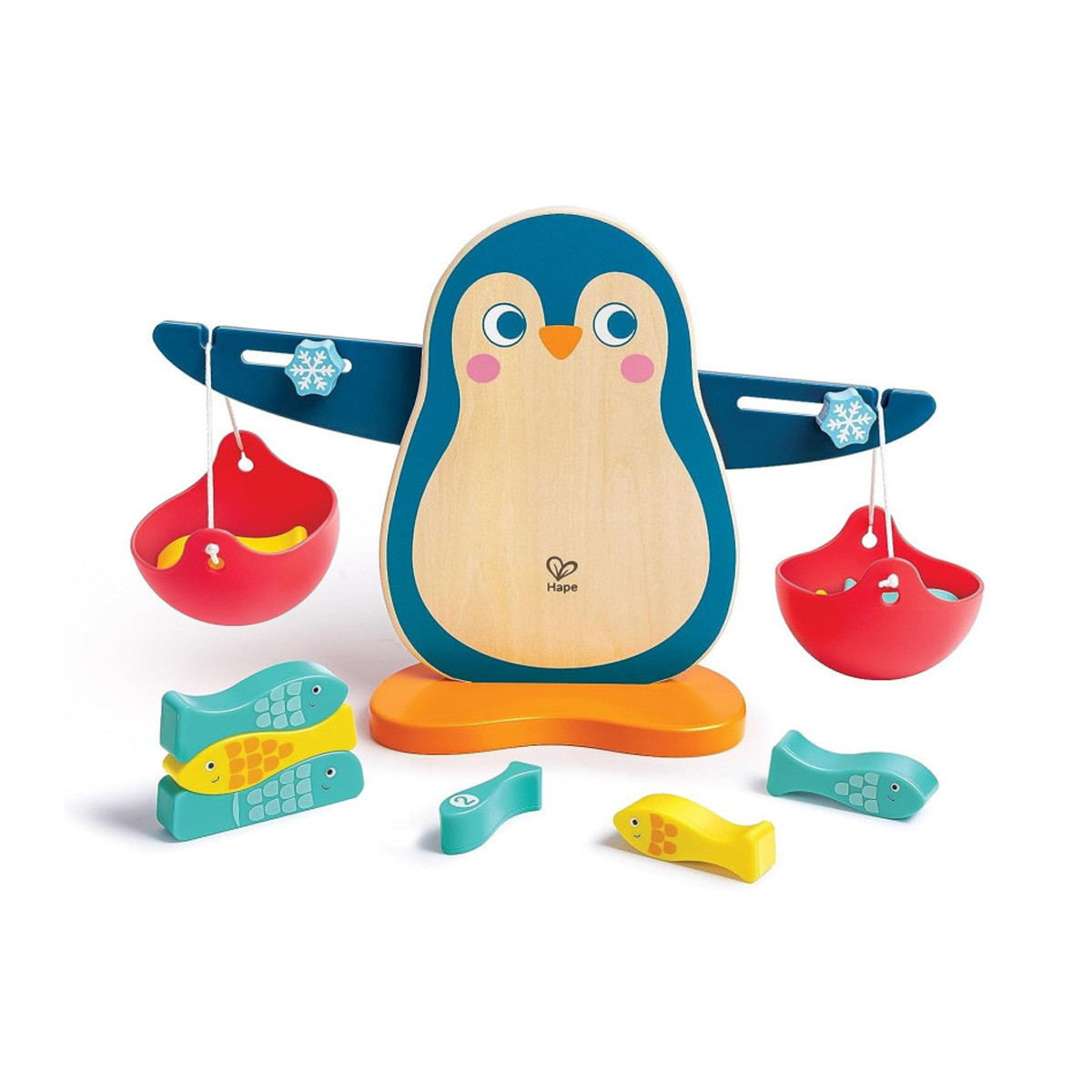 Hape drvena vaga pingvin