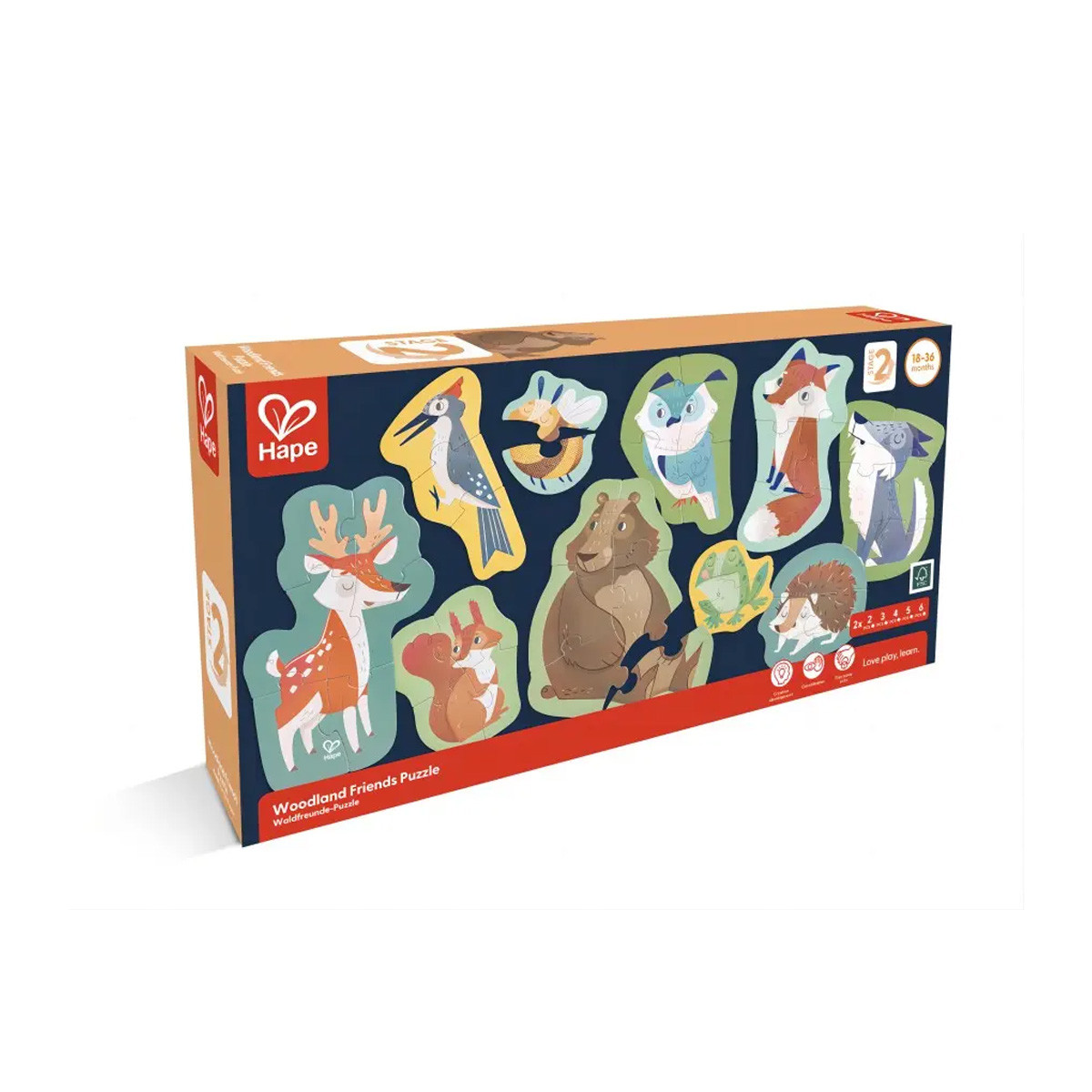 Hape kartonske puzle divlje životinje