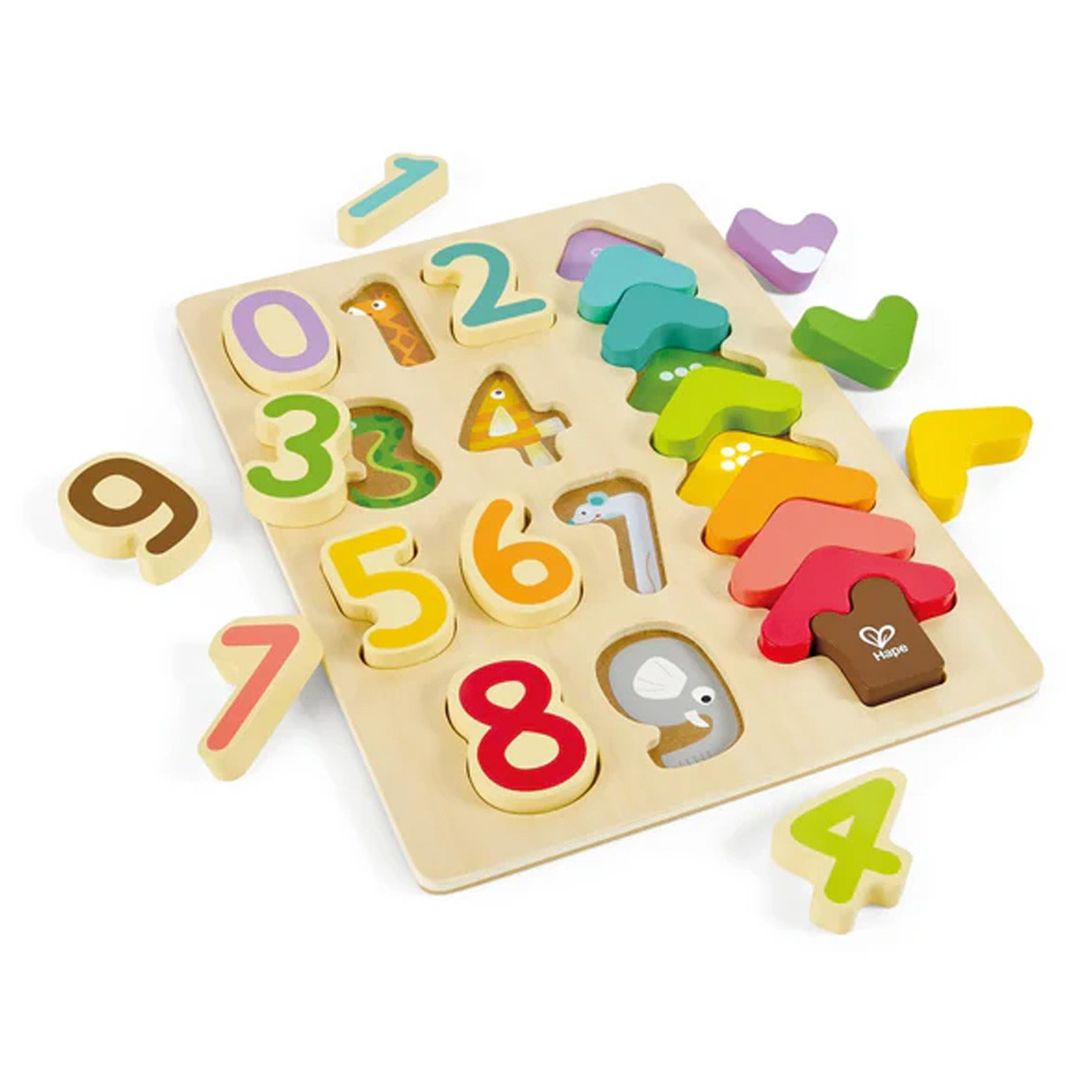 Hape drvene puzle brojevi I boje