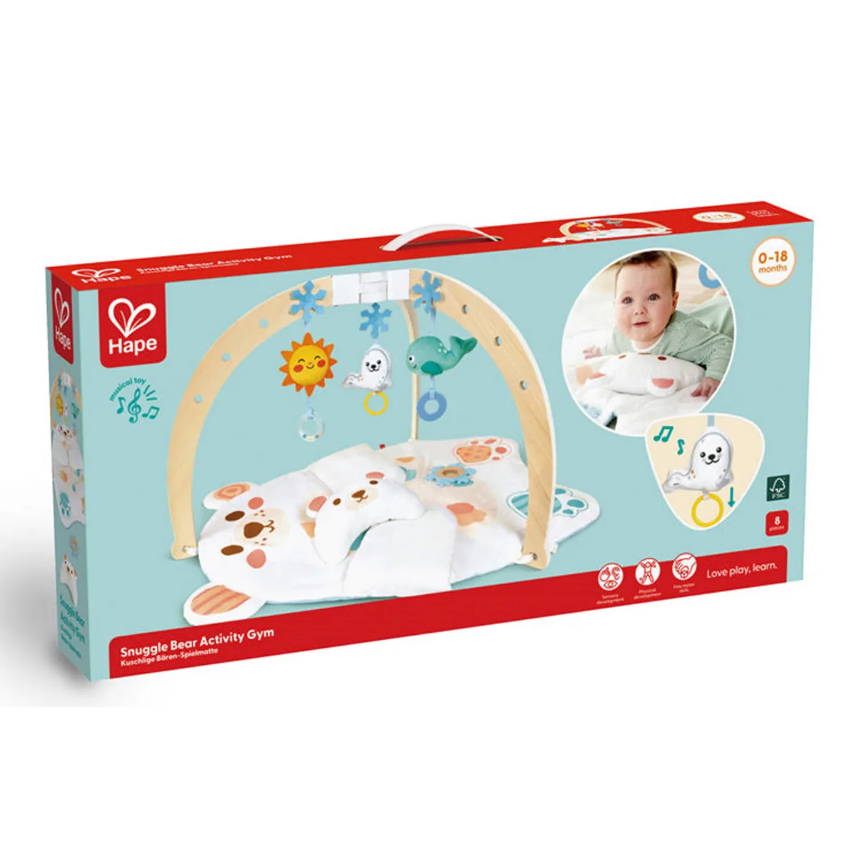 Hape gimnastika Bear