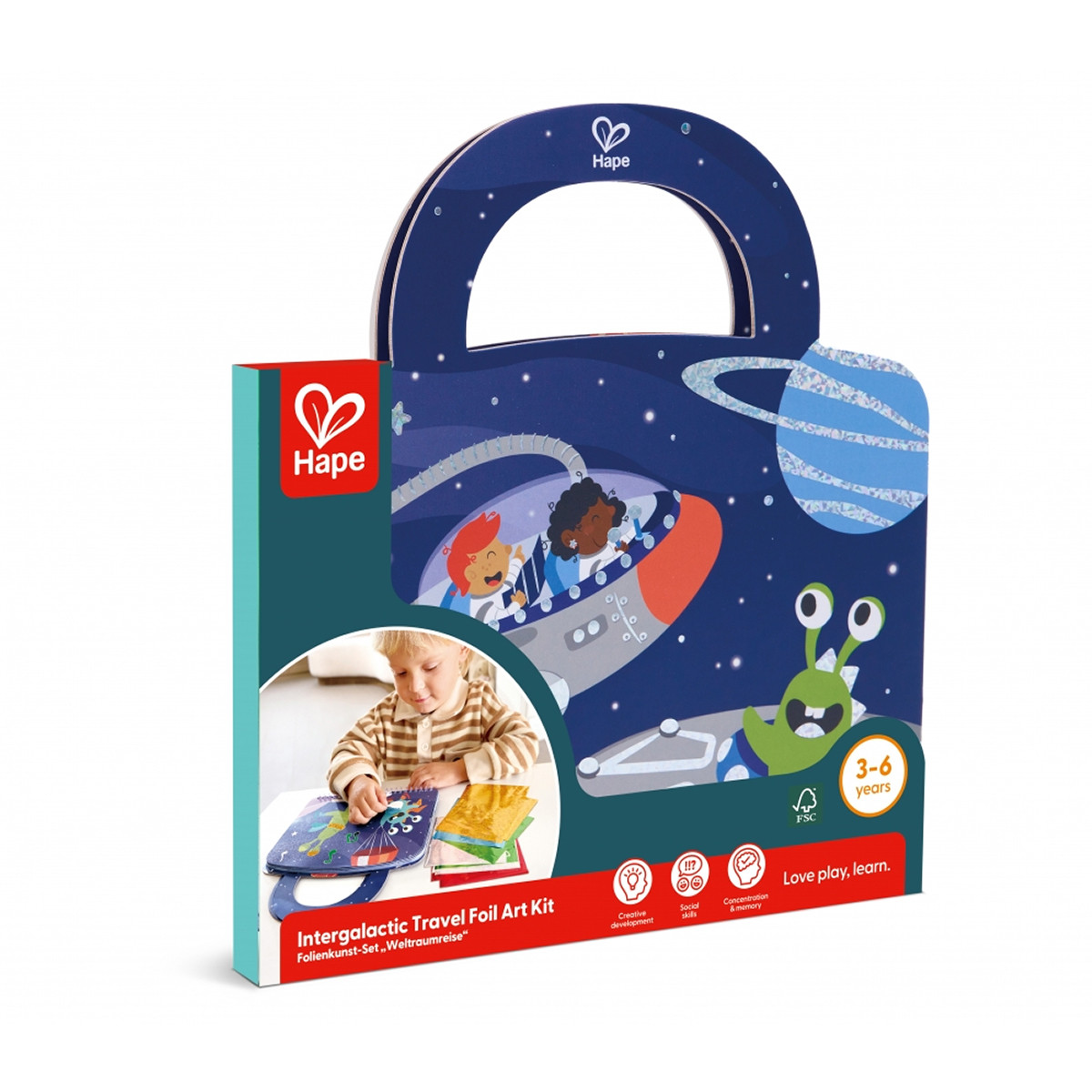 Hape edukativna knjiga sa folijama