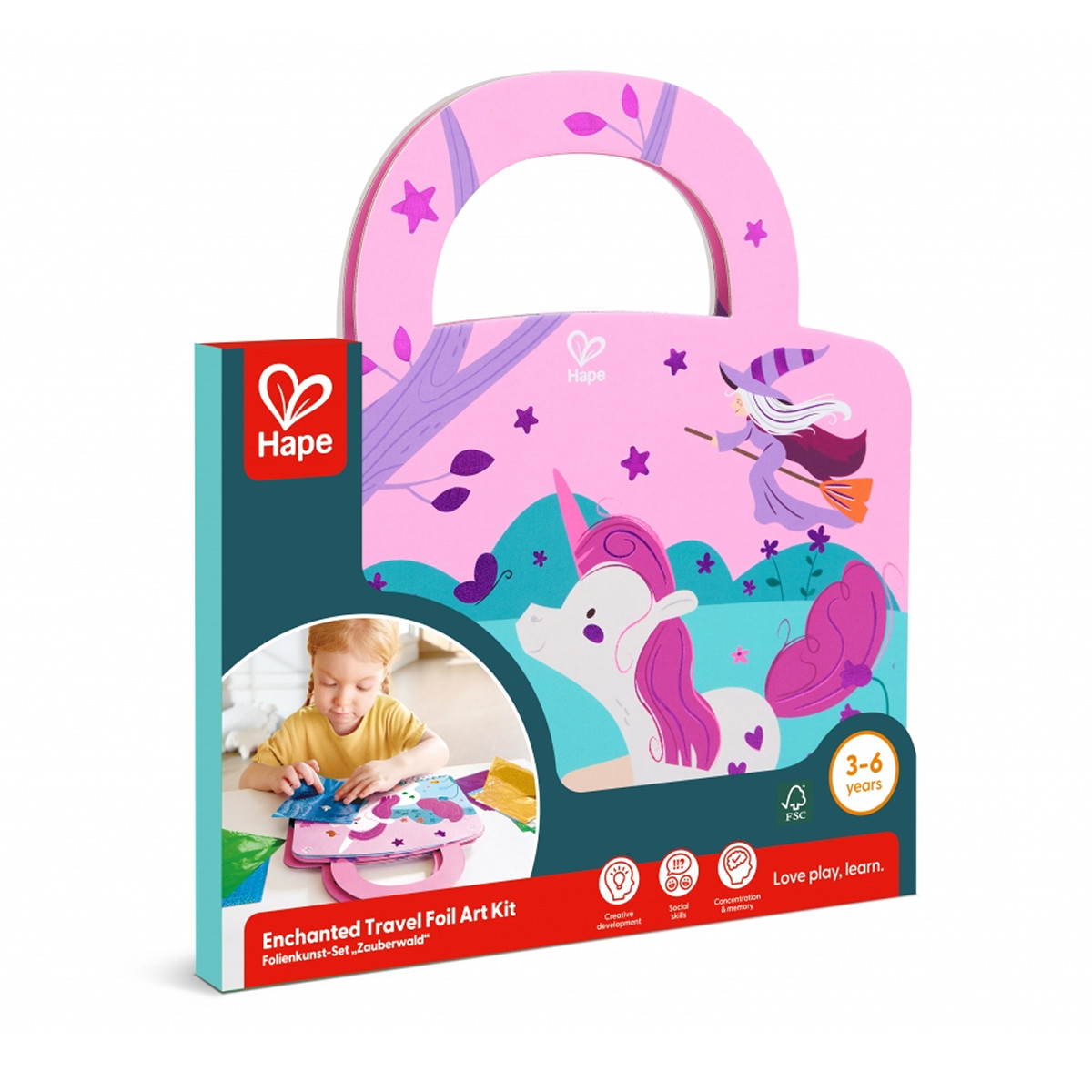 Hape edukativna knjiga sa folijama