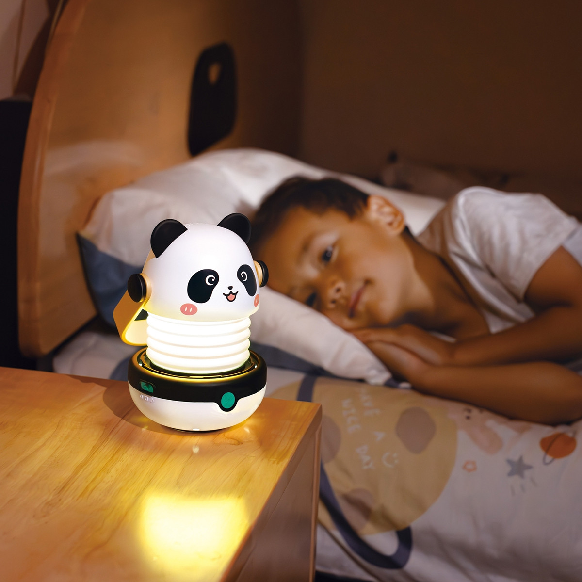 Hape lampa 3u1 Glow&Play Panda