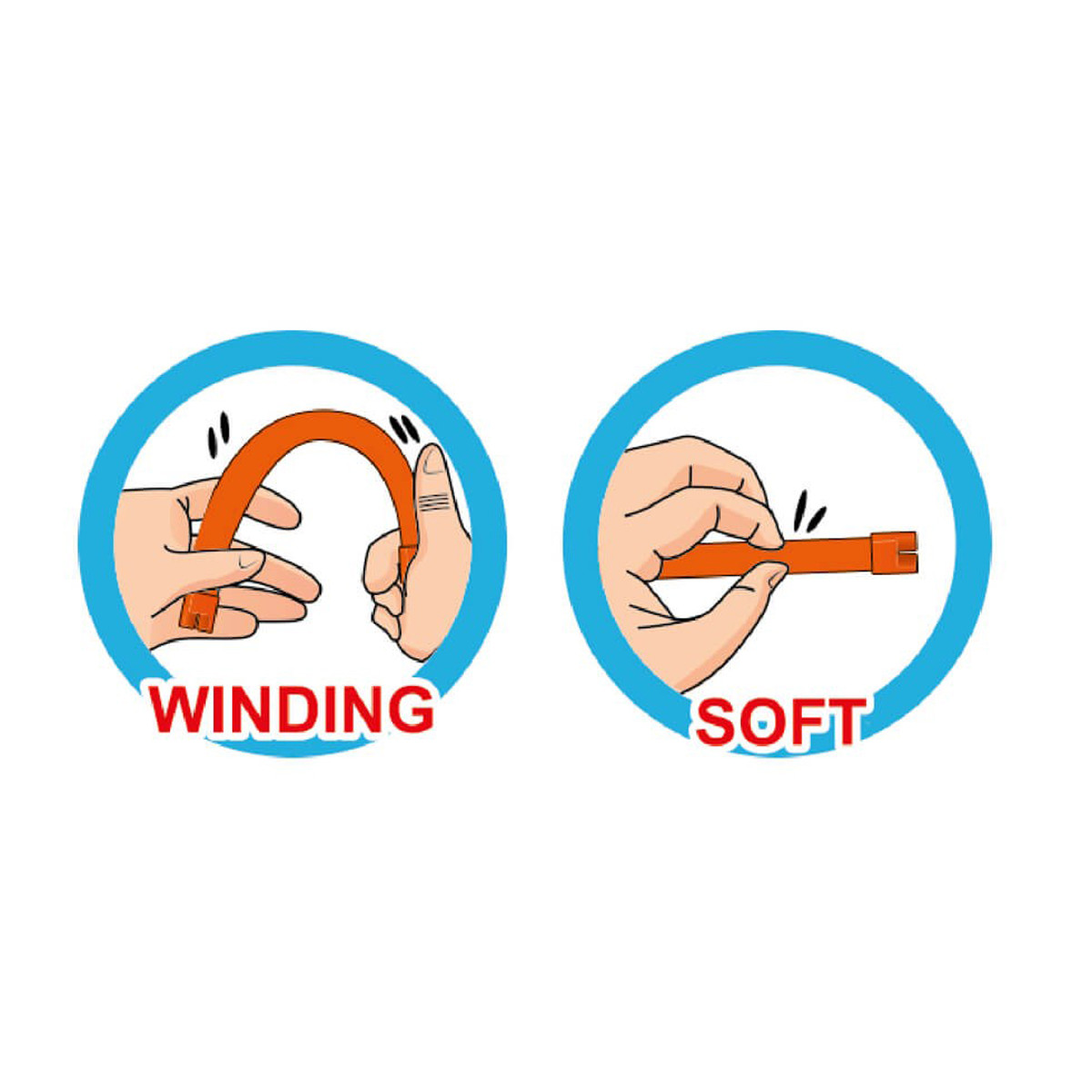 EurekaKids plastične vijuga kockice