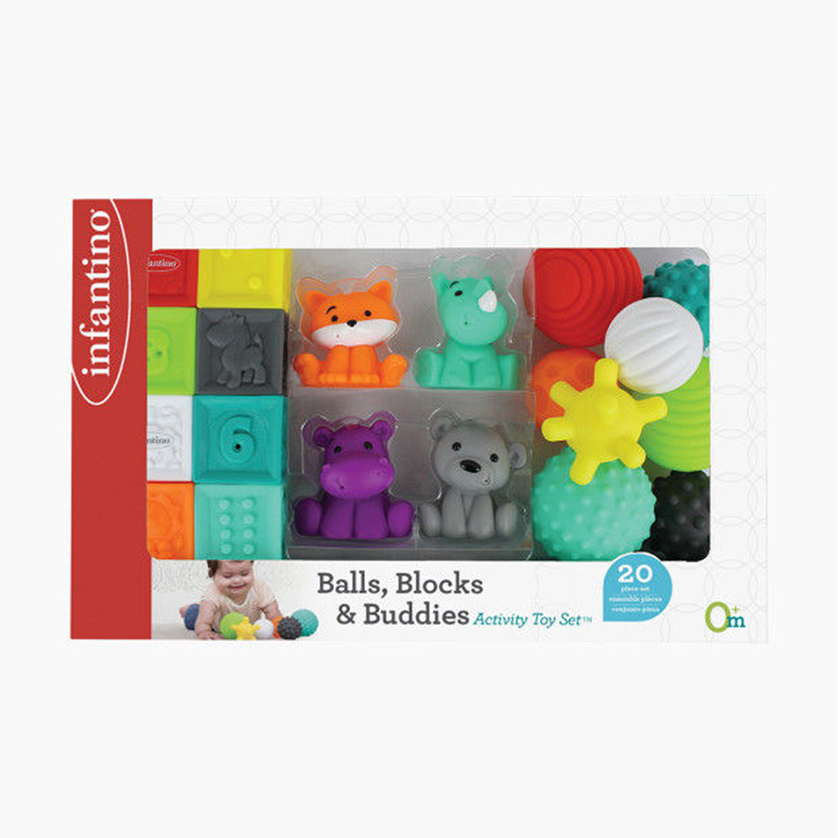 Infantino set gumenih igračaka