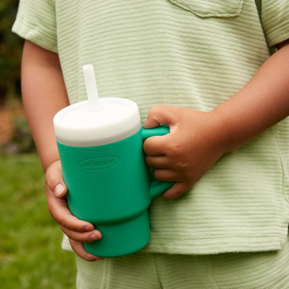 Infantino silikonska čaša 3m+,266ml