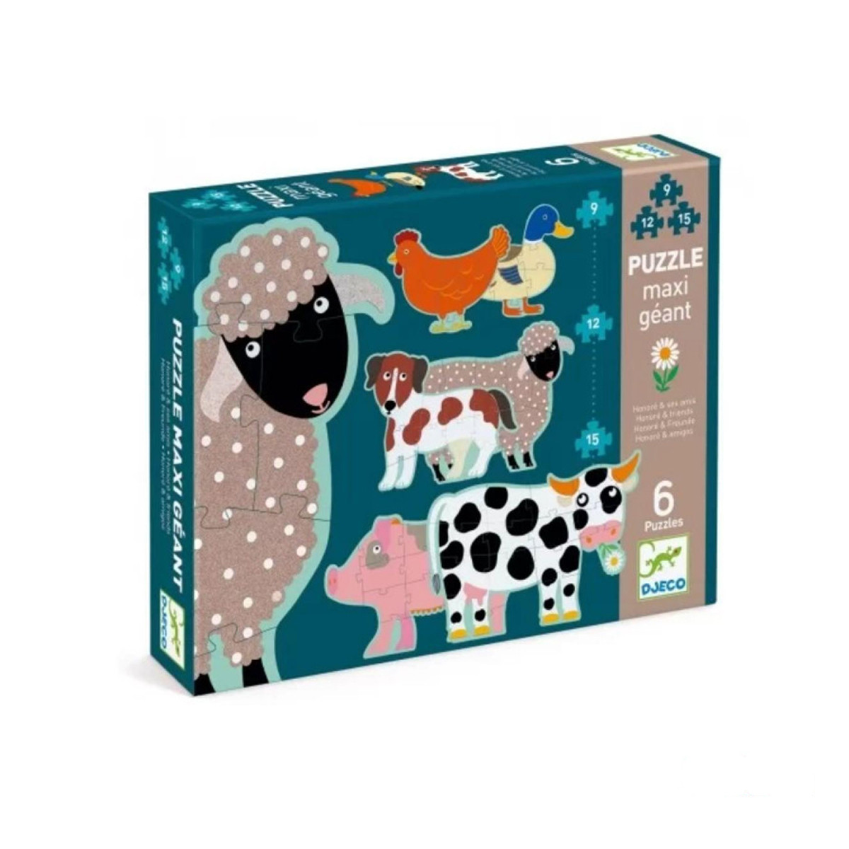 Djeco slagalica 72 kom 140cm+