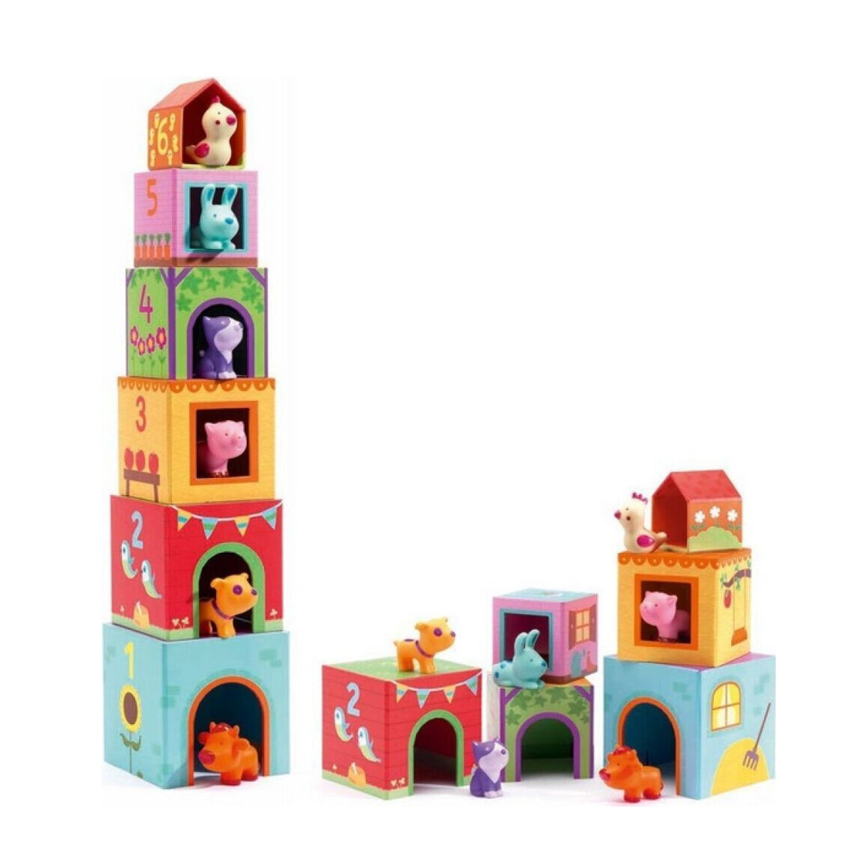 Djeco igračka kocke za slaganje 1.5+