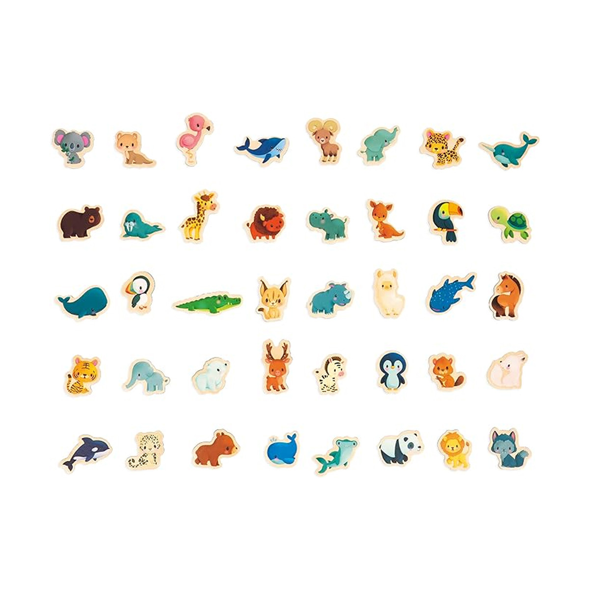 Janod magnetna karta sveta saživotinjama