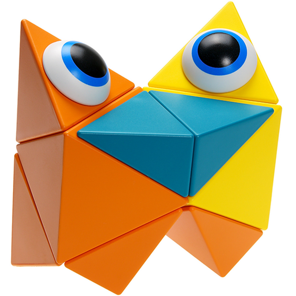 Trido magnetne 3D kocke,  Honey Small