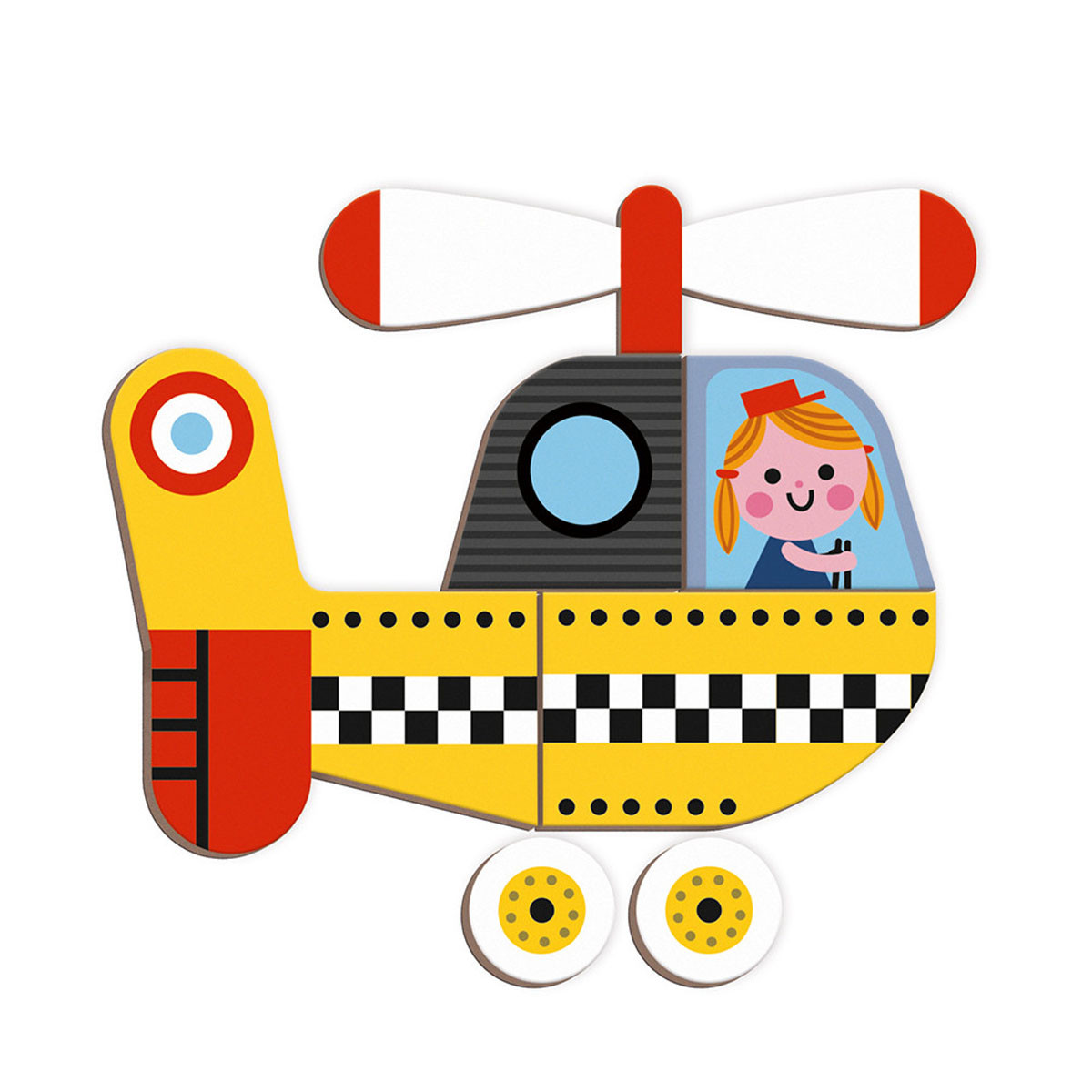 Janod magnetna knjiga-trkači