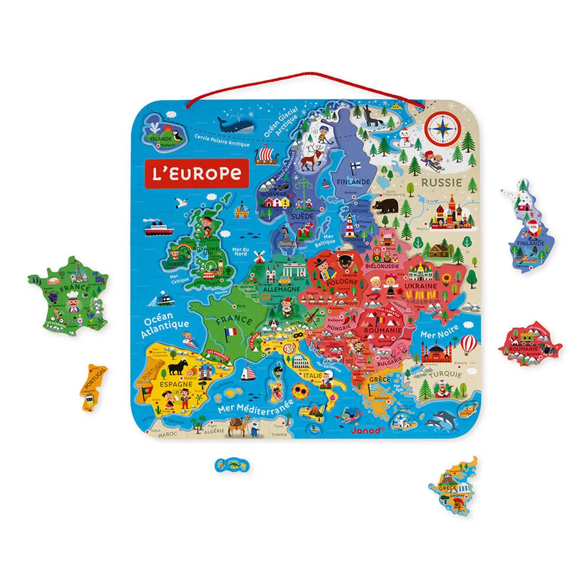 Janod magnetna evropska karta