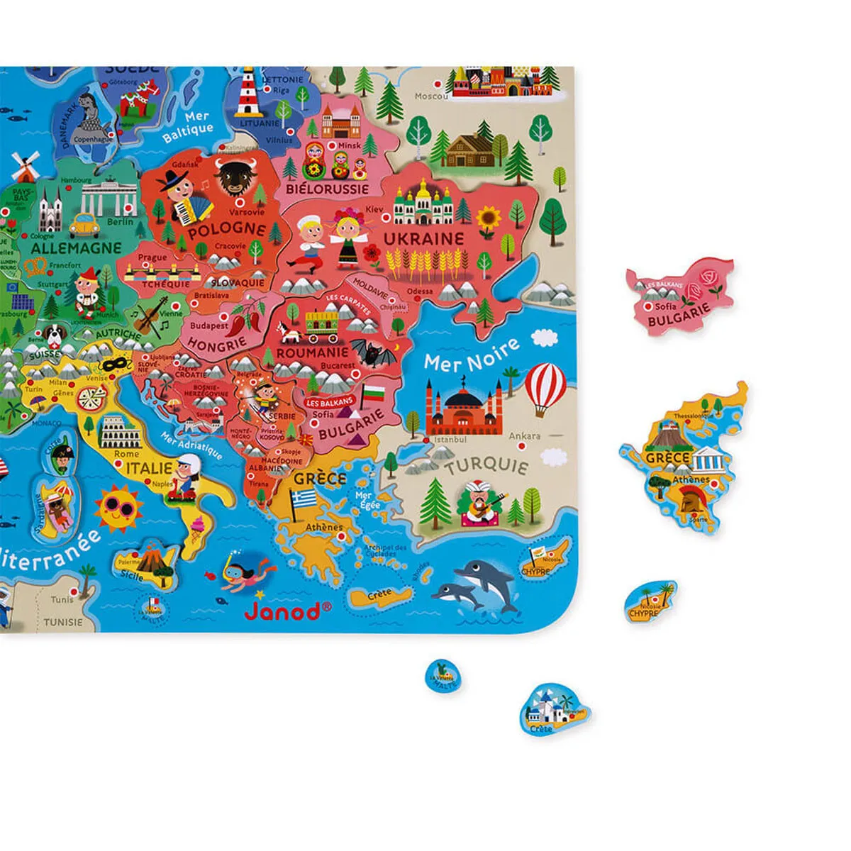 Janod magnetna evropska karta