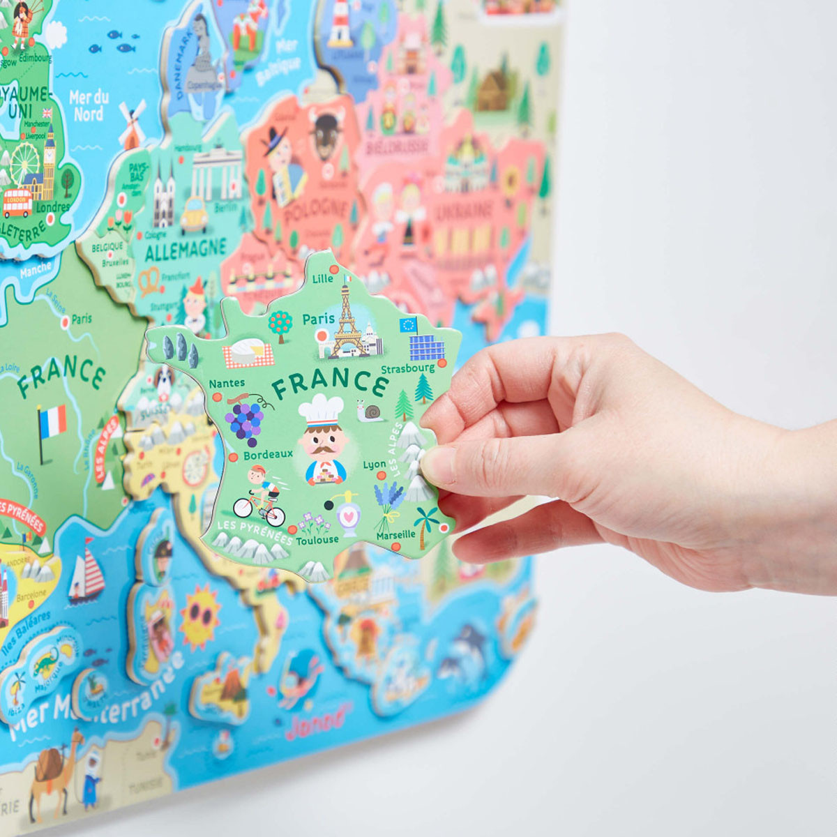 Janod magnetna evropska karta