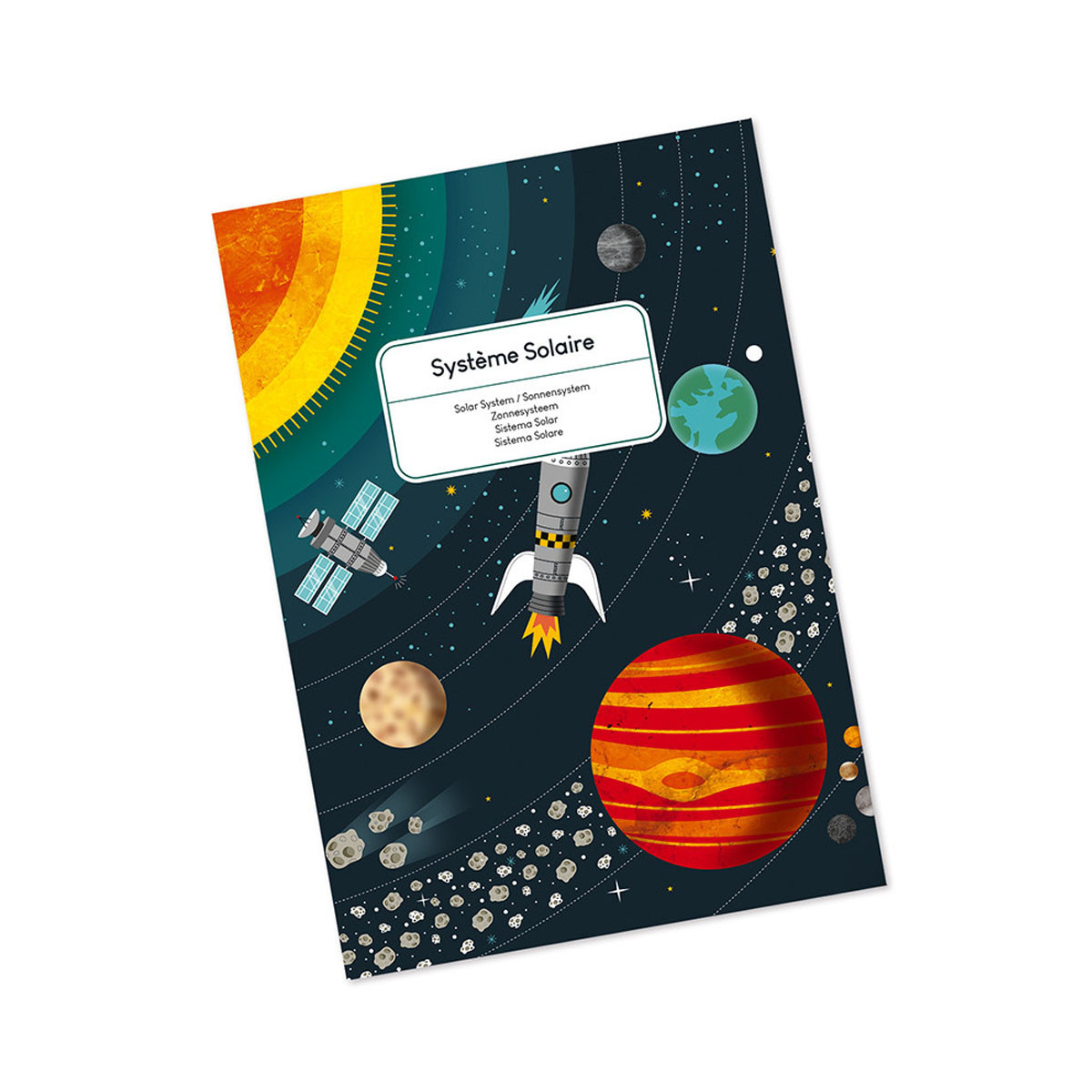 Janod edukativna slagalica-solarni sistem, 100 kom