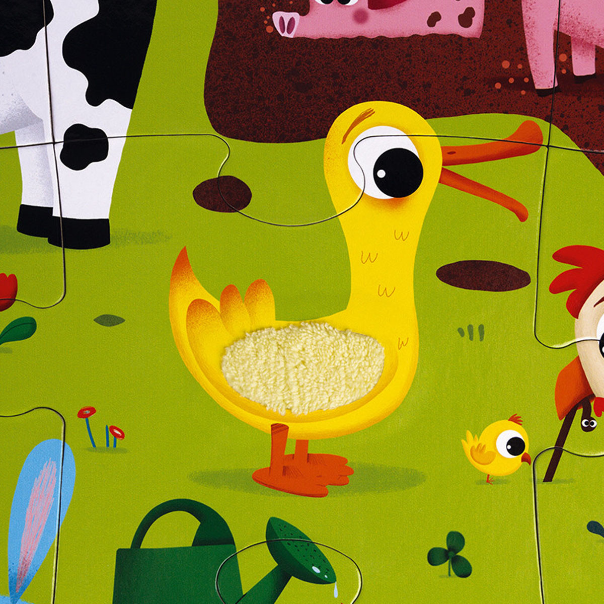 Janod slagalica-životinje sa farme, 20 kom