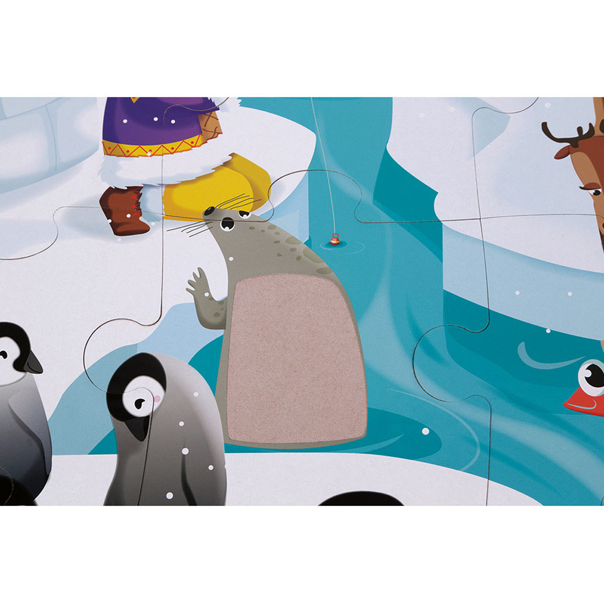 Janod slagalica-život na ledu,20 kom