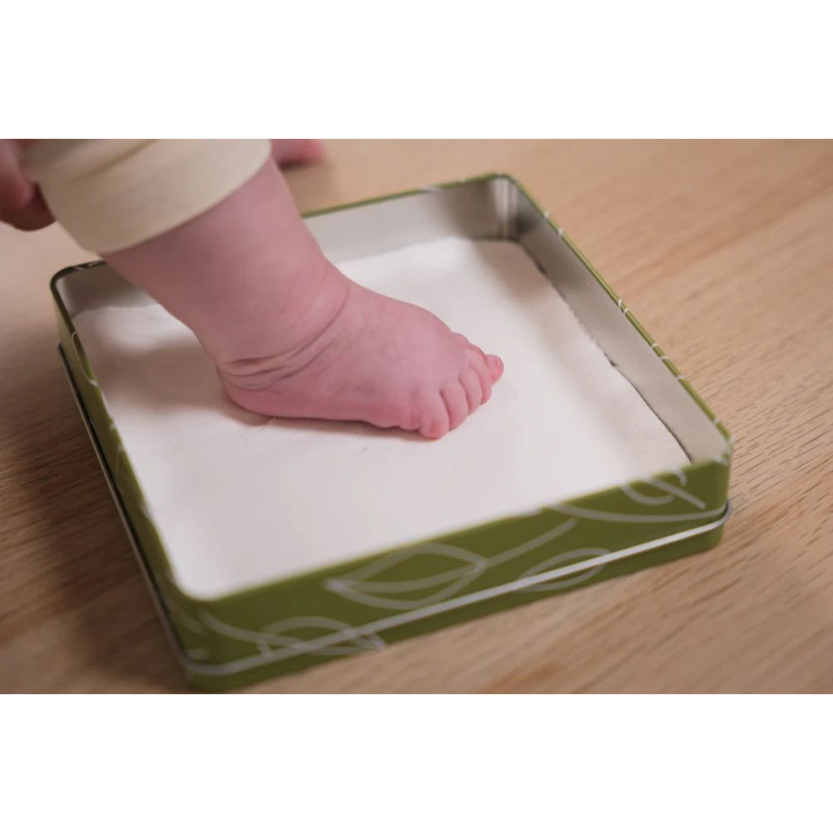 Petit Artichaut Baby box otisak Square Olive