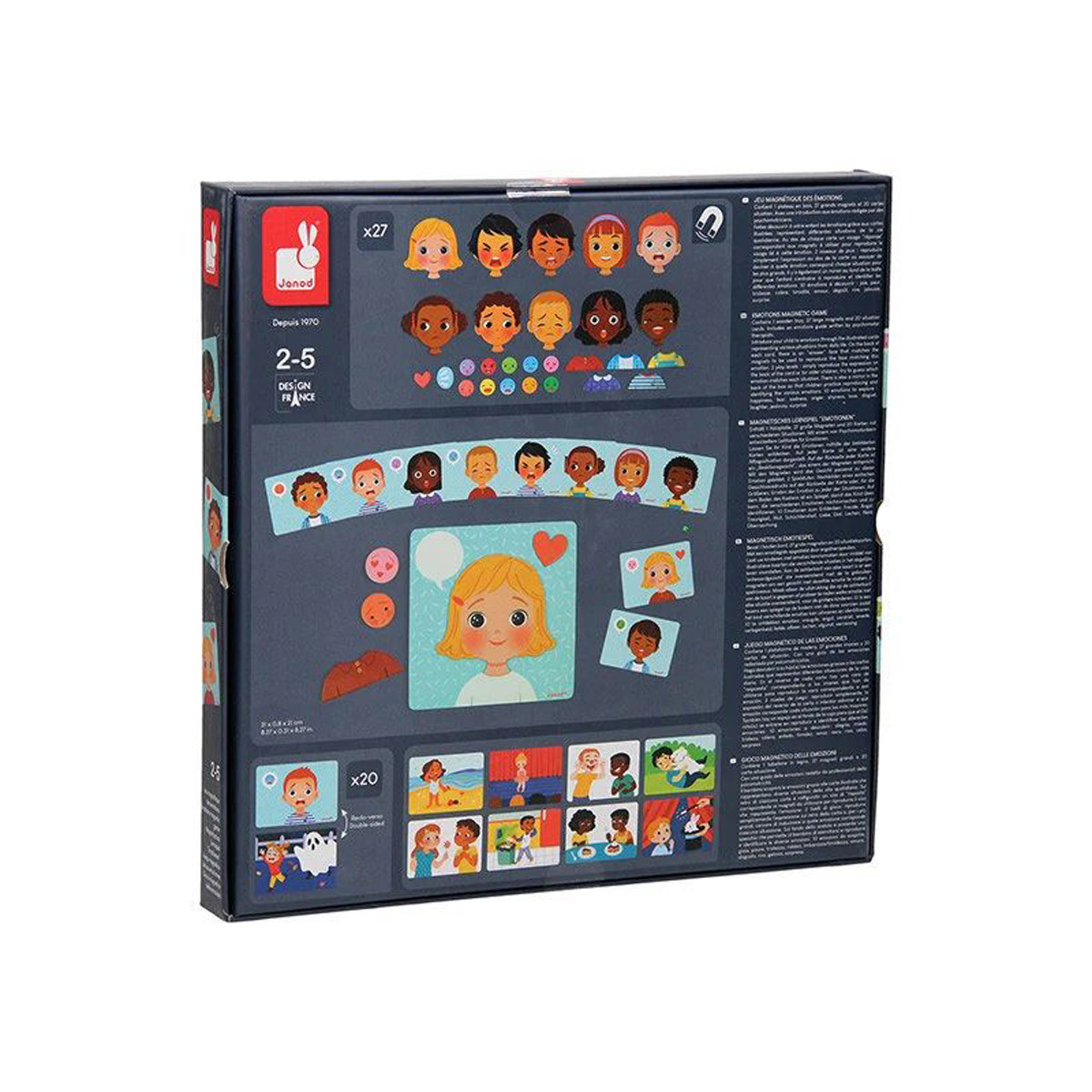 Janod magnetna igra emocija