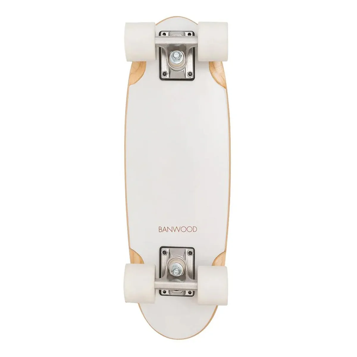 Banwood  skejtbord, White