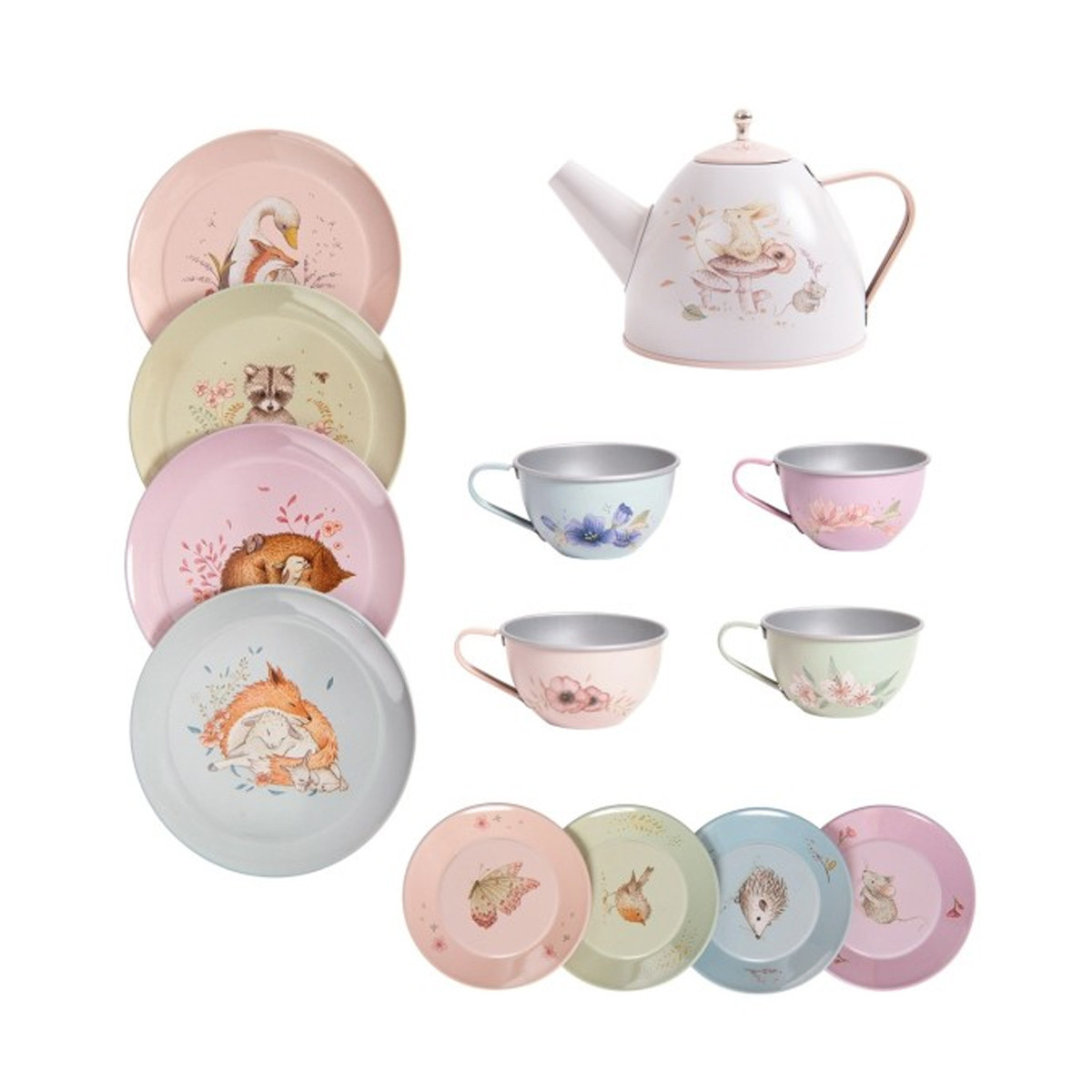 Moulin Roty metalni set za čajles rosailes