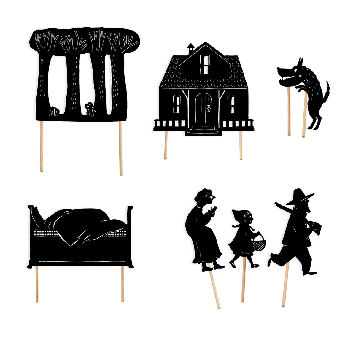 Moulin Roty pozoriste senke crvenkapa