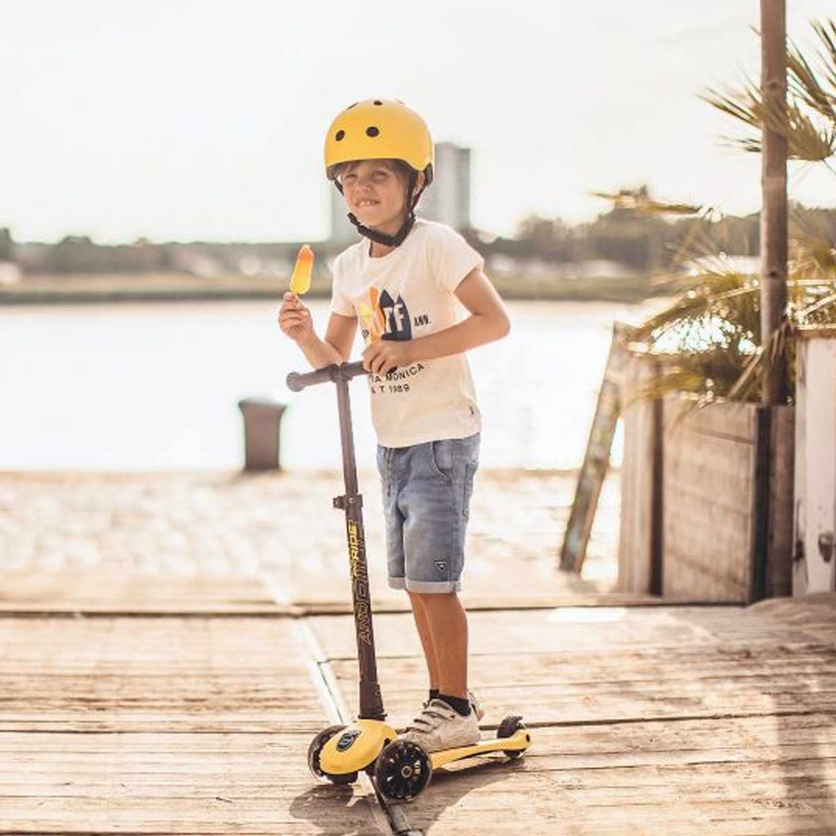 Scoot and Ride kaciga Helmet45-51cm, Lemon