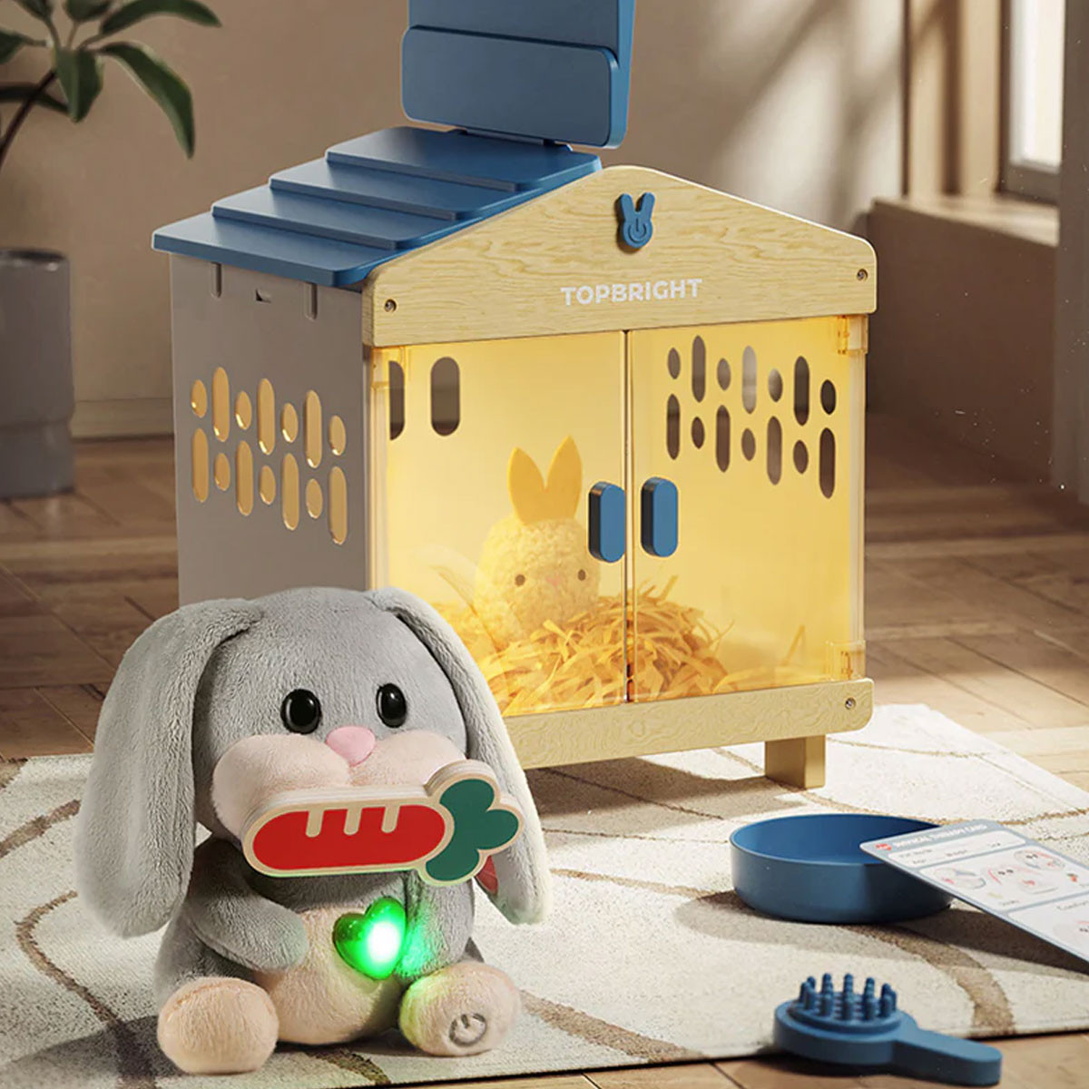 Top Bright interaktivna plišana igračka Nahrani zeku