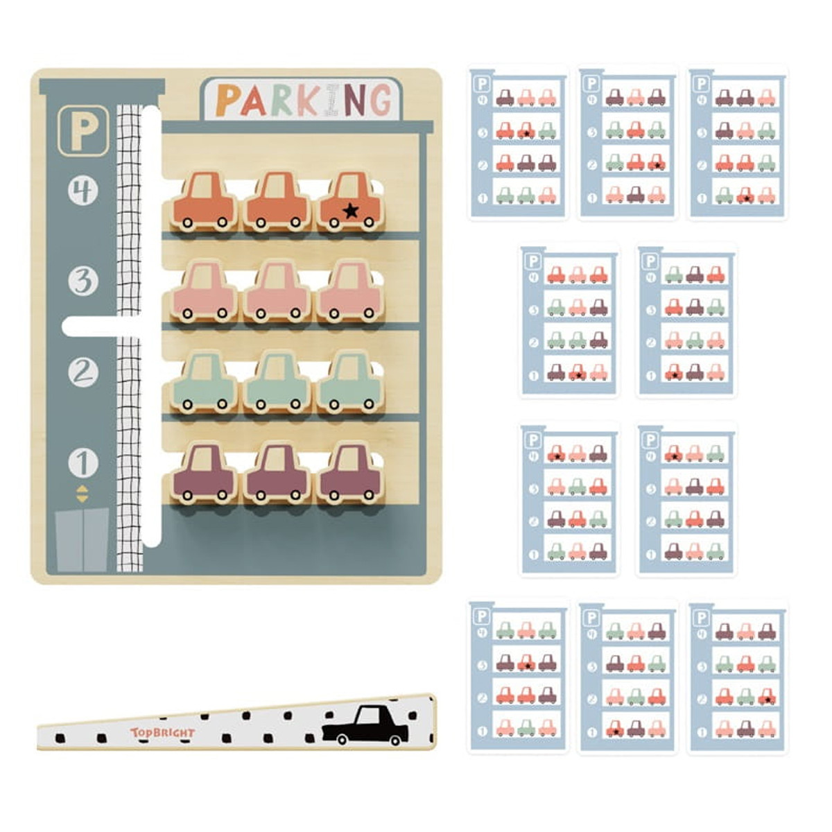 Top Bright računaljka parkiraj automobil