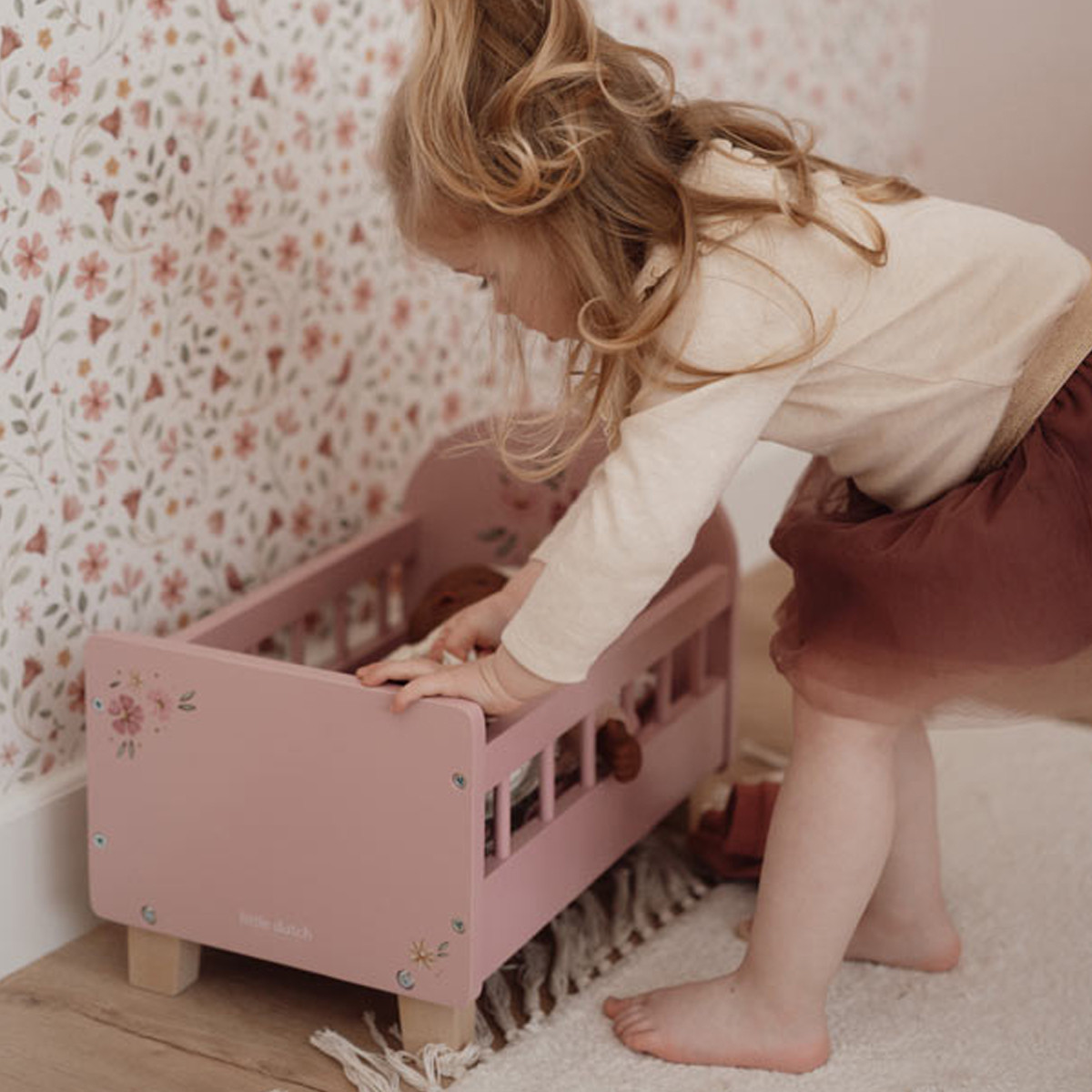 Little Dutch drvena kolevka zalutke