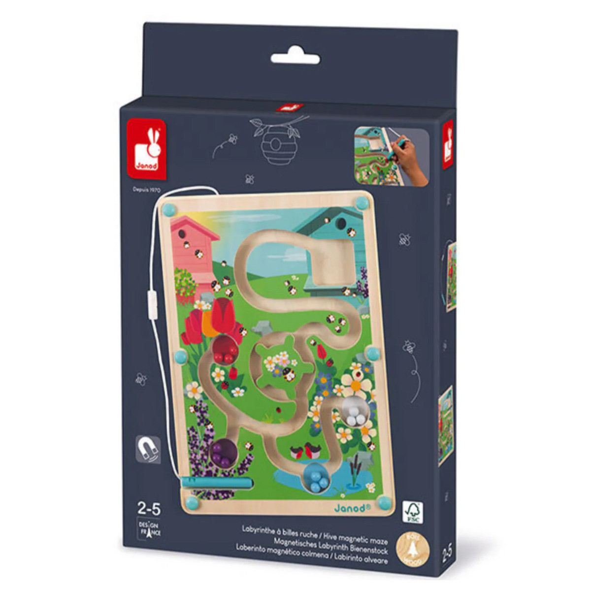 Janod magnetni lavirint Pčelice