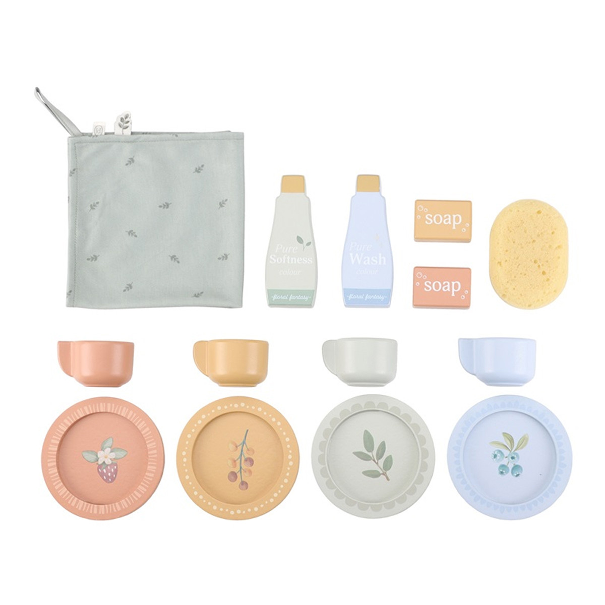 Little Dutch drvena mašina zapranje veša, 60x30x91cm