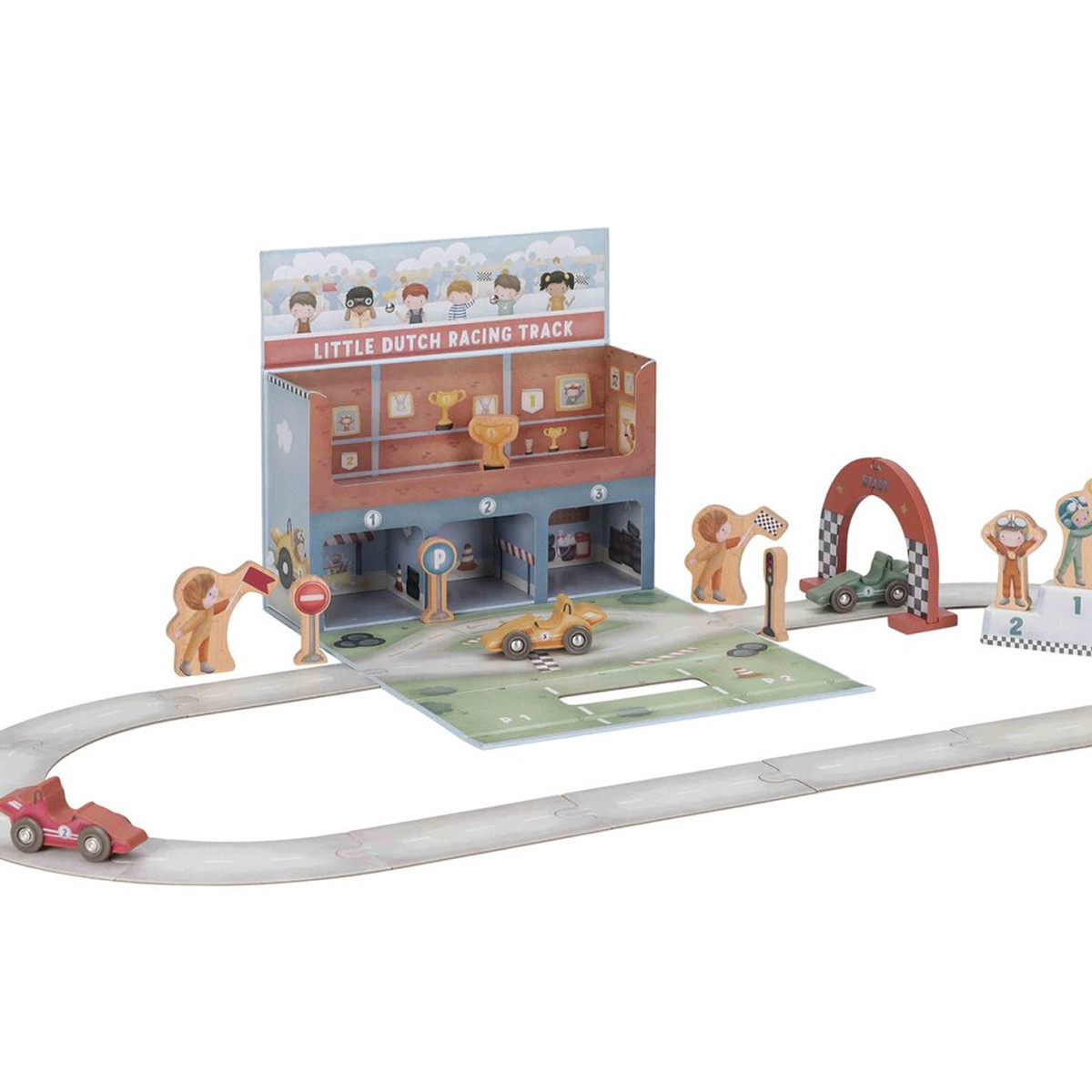 Little Dutch drvena staza za automobile
